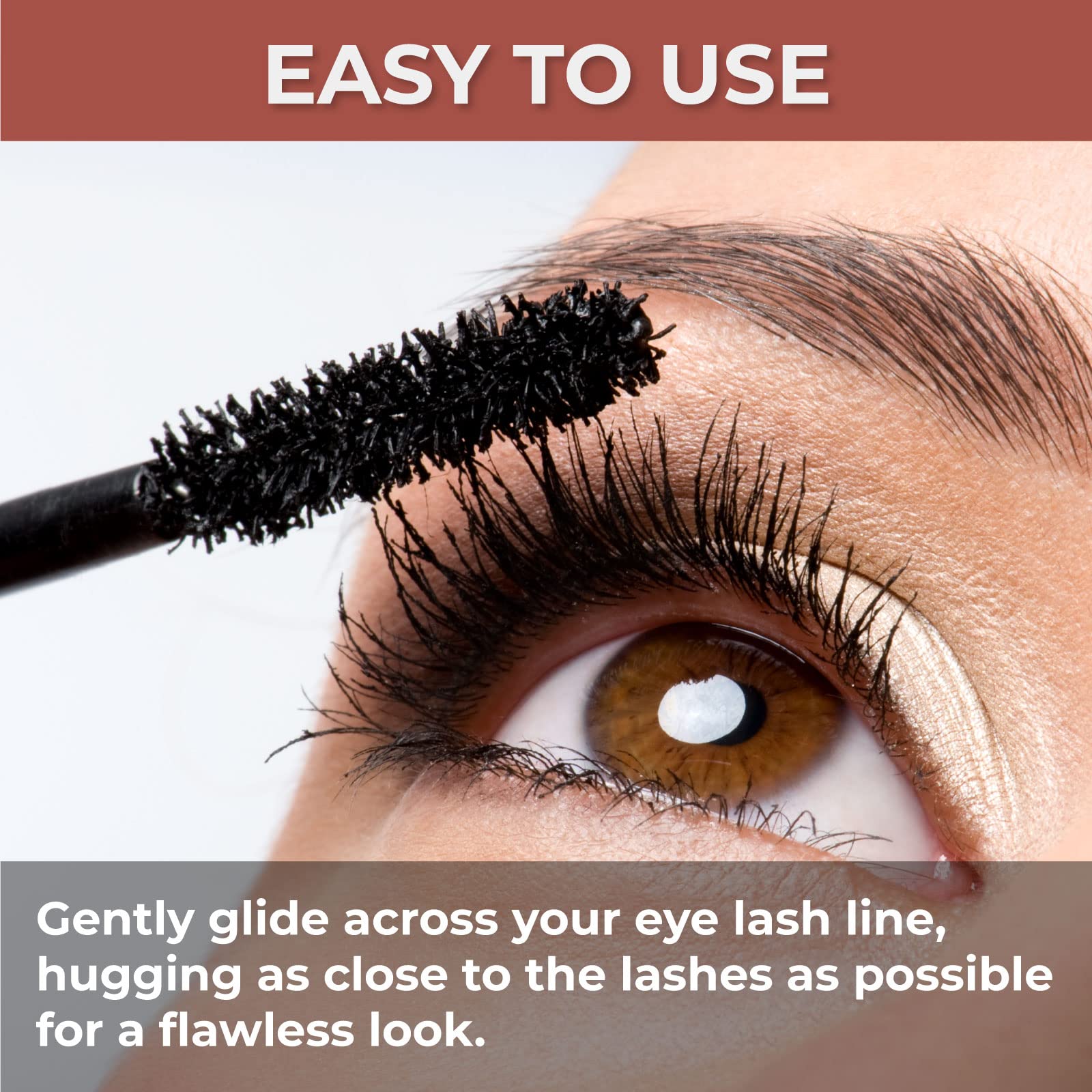 Give Them Lala Beauty Everyday Mascara | Weightless Long Lasting Black Mascara With A Silicone Wand That Gently Lengthens, Enhan