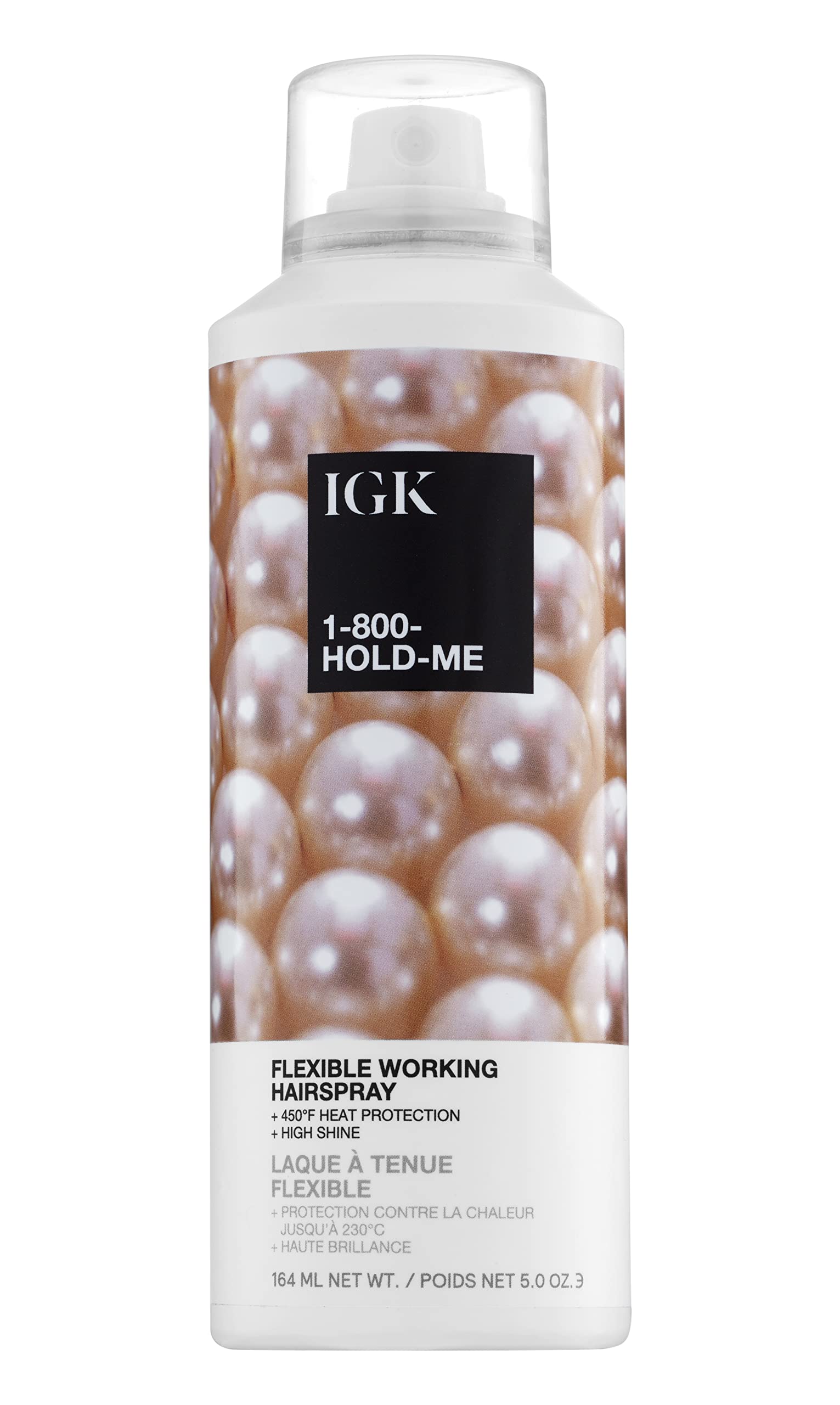IGK 1 800 Hold Me No Crunch Flexible Hairspray