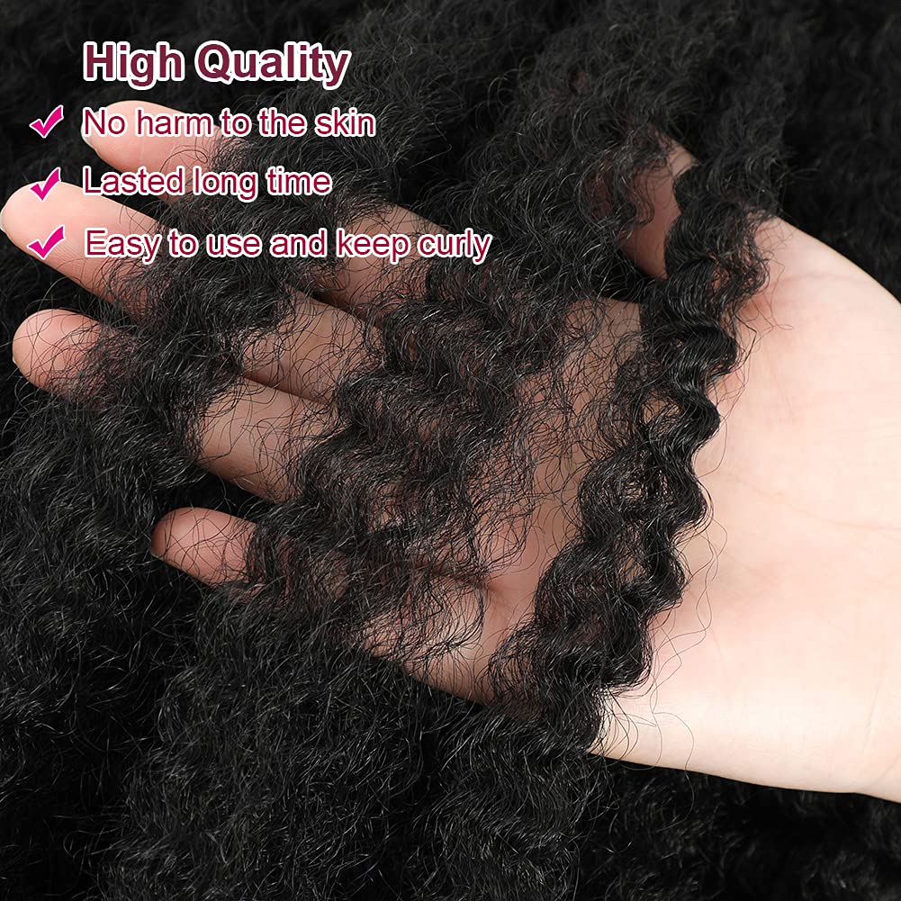 Dansama Marley Braiding Hair 24 Inch Marley Hair For Goddess Locs Crochet Hair Marley Hair For Twists Hair Extensions (24 Inch (