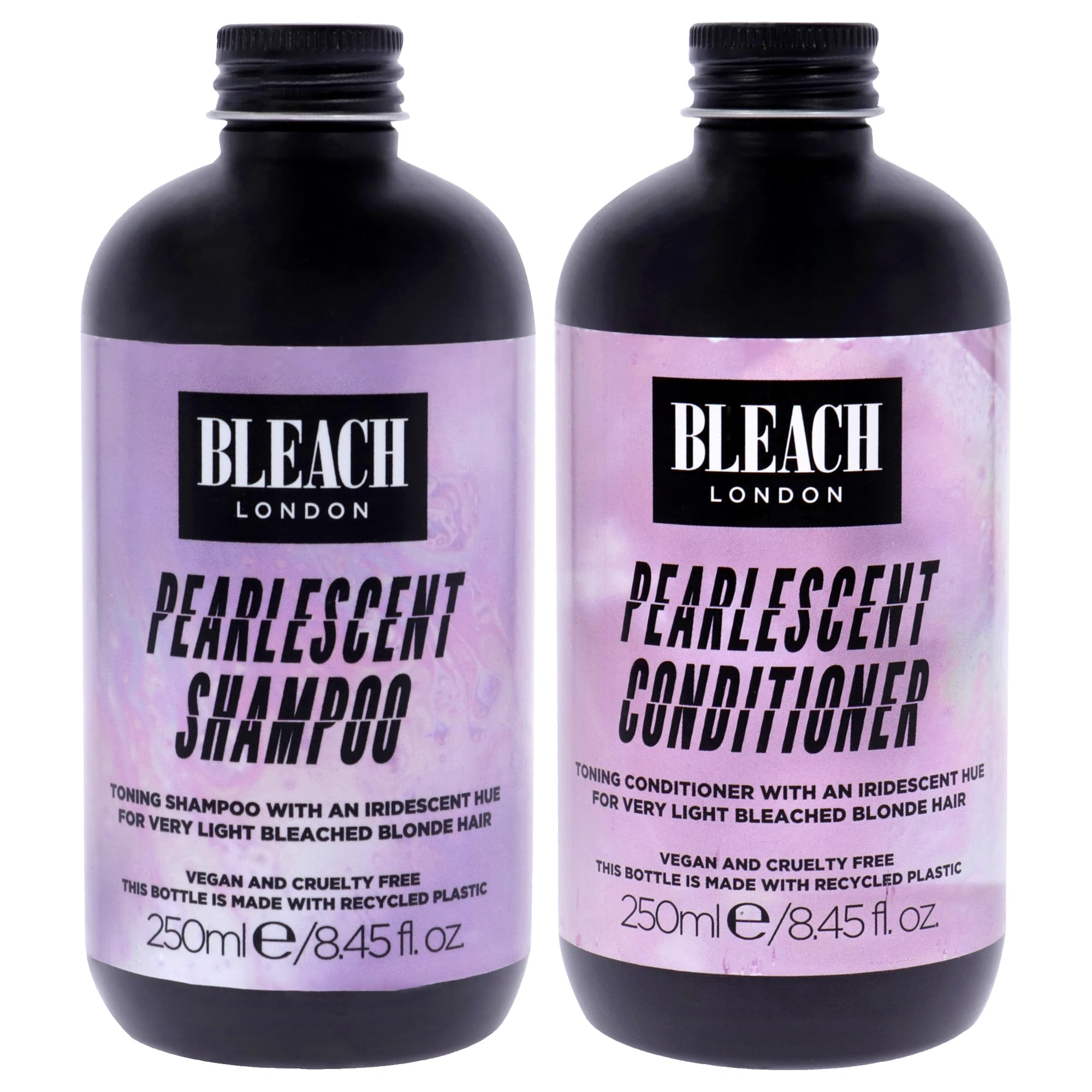 Pearlescent Kit by Bleach London for Unisex - 2 Pc Kit 8.45oz Shampoo, 8.45oz Conditioner
