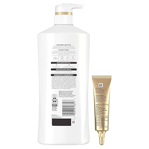 Pantene 2-In-1 Shampoo And Conditioner Twin Pack With Hair Treatment Set, Classic Clean, 1 Set
