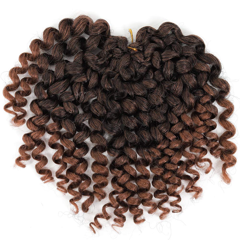 3 Packs Jamaican Bounce crochet Hair 2X Ringlet Wand curl 8 inch Synthetic crochet Hair Extensions crochet Braiding Hair 20 Root