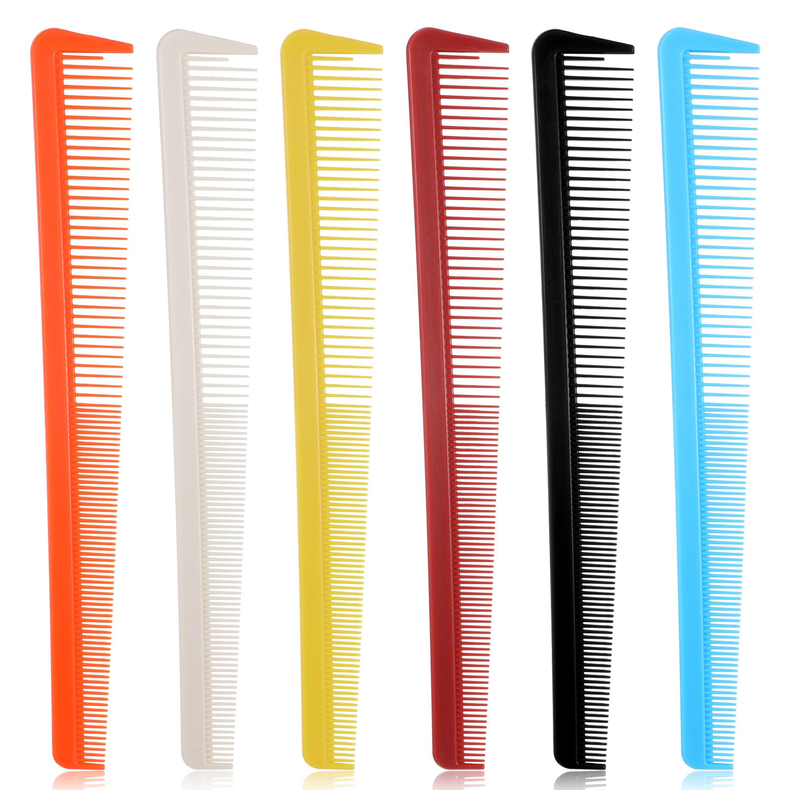 6 Pieces Taper Comb, Barber Comb Set Professional Anti Static Heat Resistant Hair Cutting Combs for Men Women Salon or Hair Care