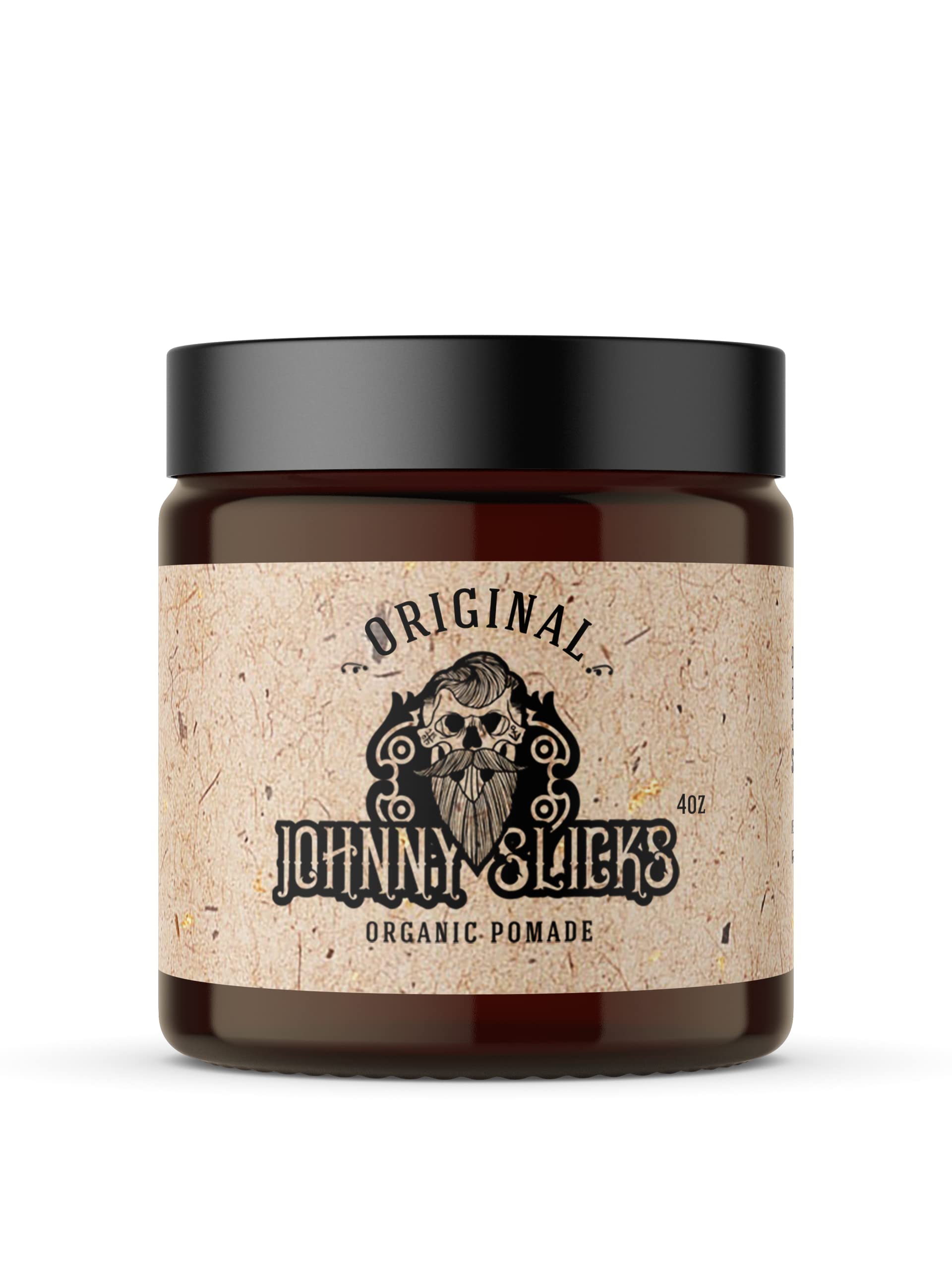 Johnny Slicks Original Oil Based Pomade - Organic Hair Pomade For Men With Low To Medium Hold - Promotes Healthy Hair Growth And