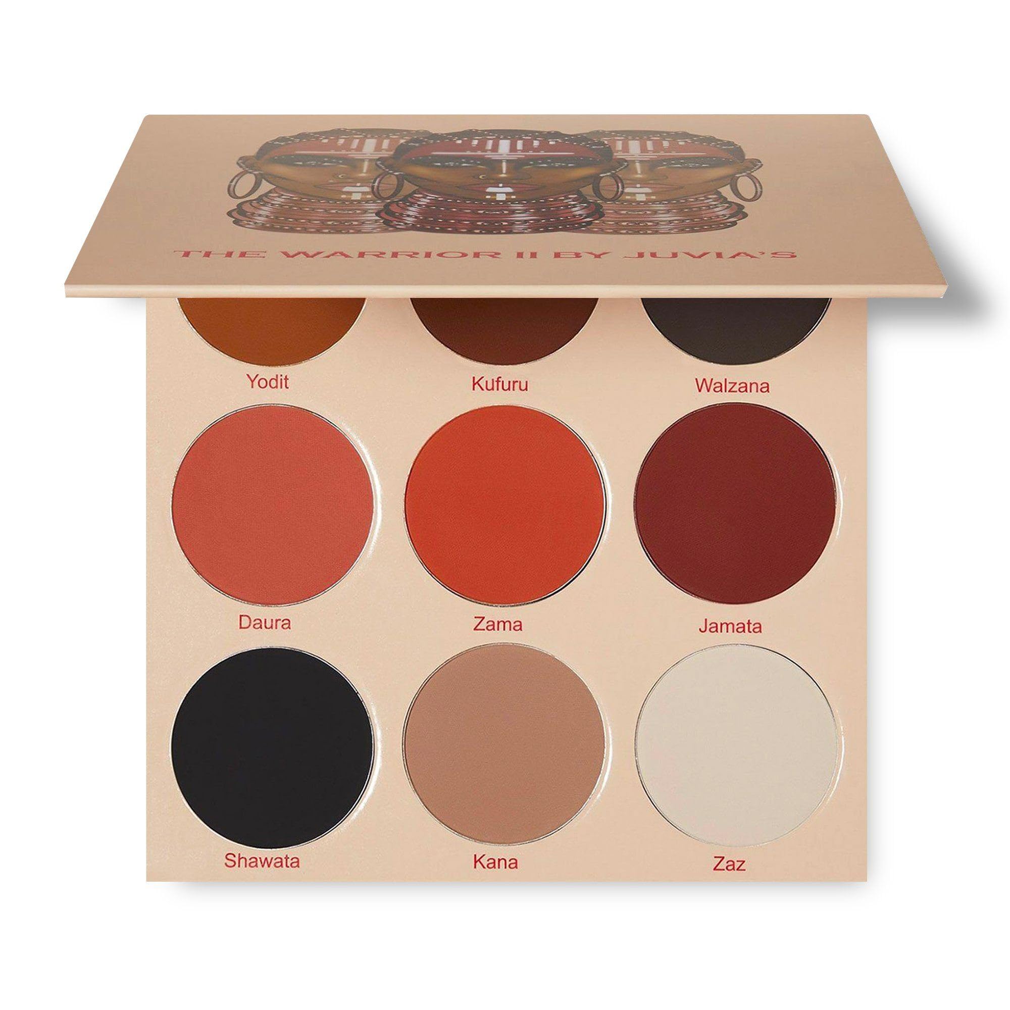 Juvia's Place Warrior 2 Eyeshadow Palette - Professional Eye Makeup, Pigmented Eyeshadow Palette, Makeup Palette for Eye Color &