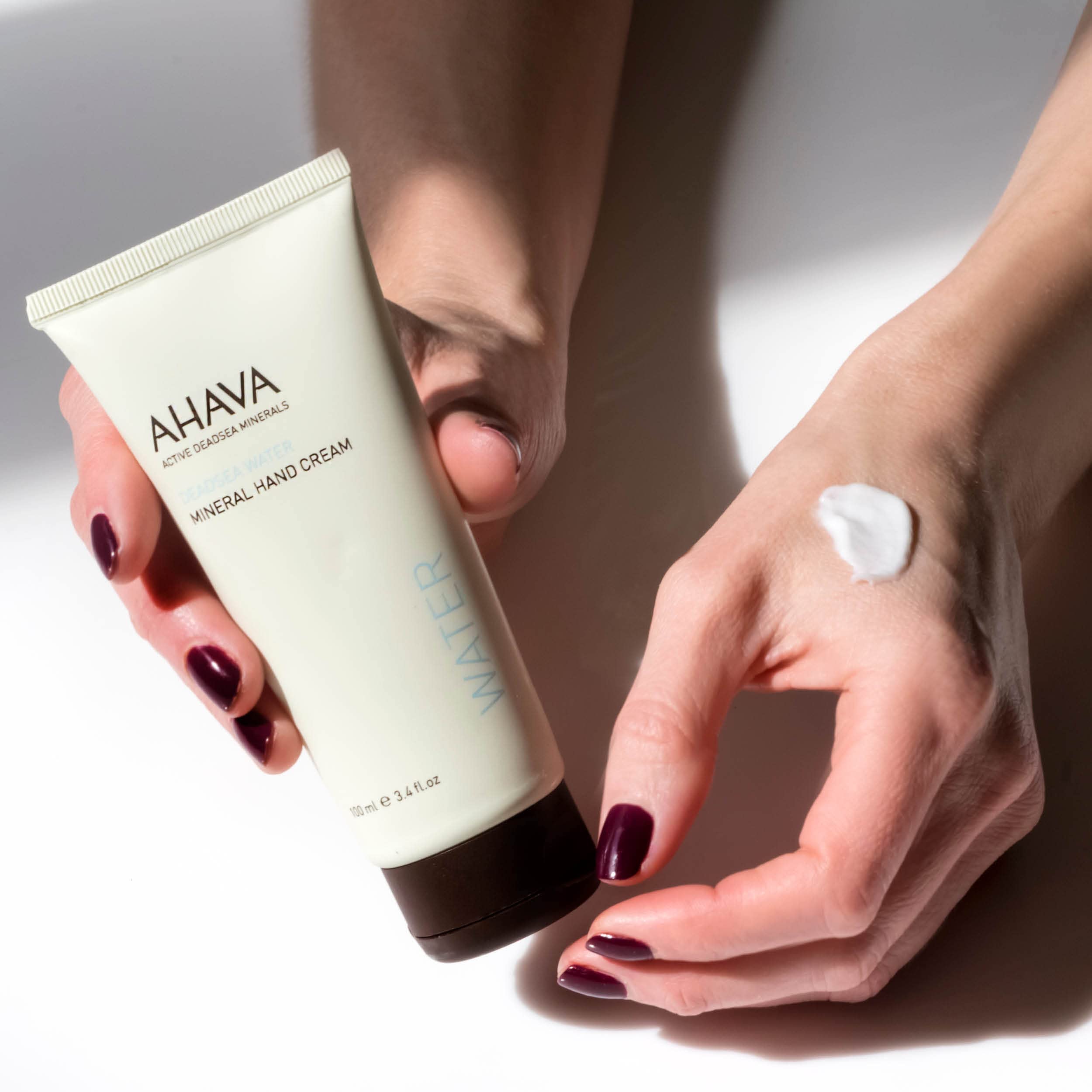 Ahava Dead Sea Water Mineral Hand Cream - Hand Moisturizer For Dry Cracked Hands, Light & Fast Absorbing, Enriched With Exclusiv