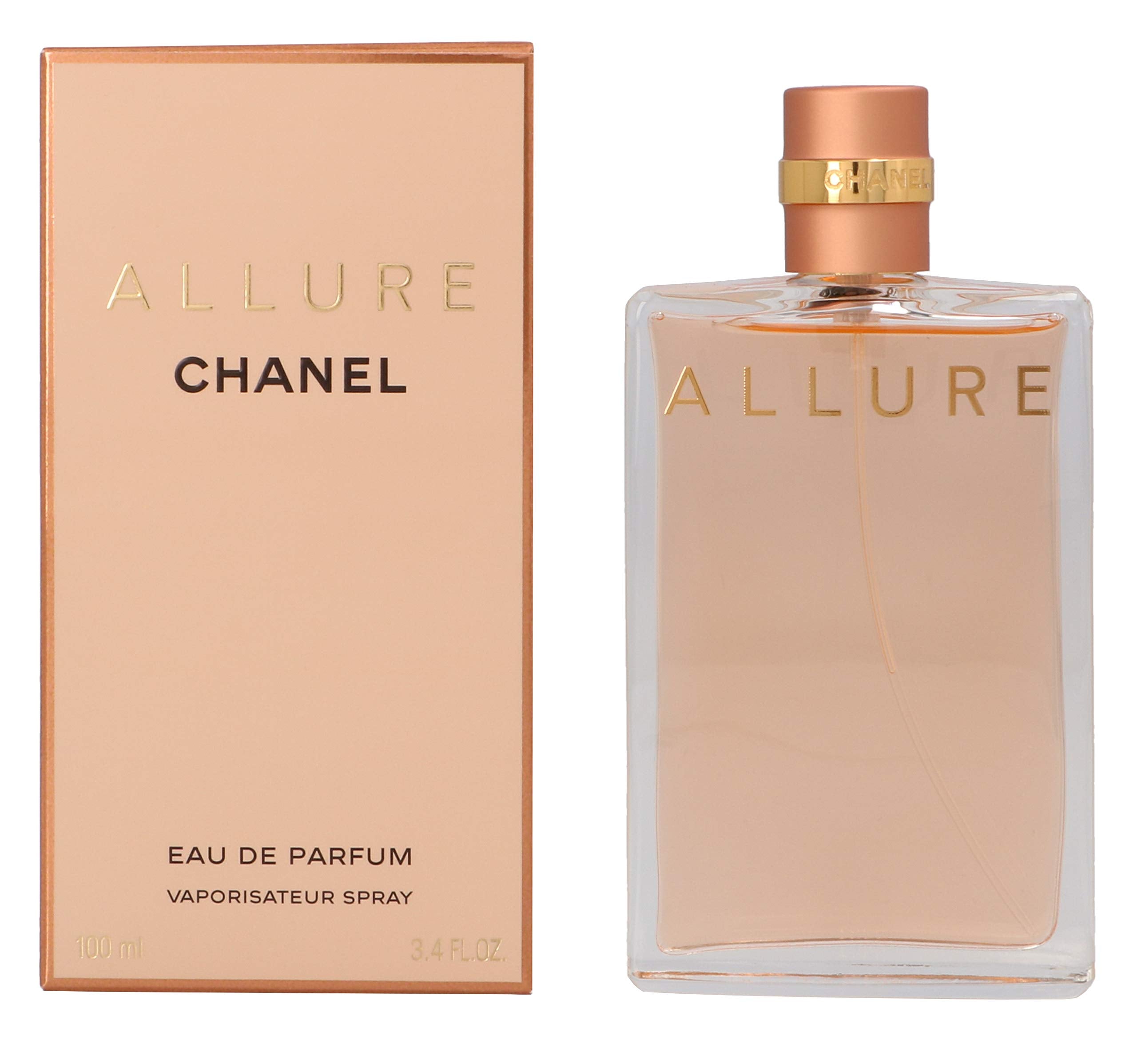 Allure By Chanel For Women, Eau De Parfum Spray, 3.4 Ounce