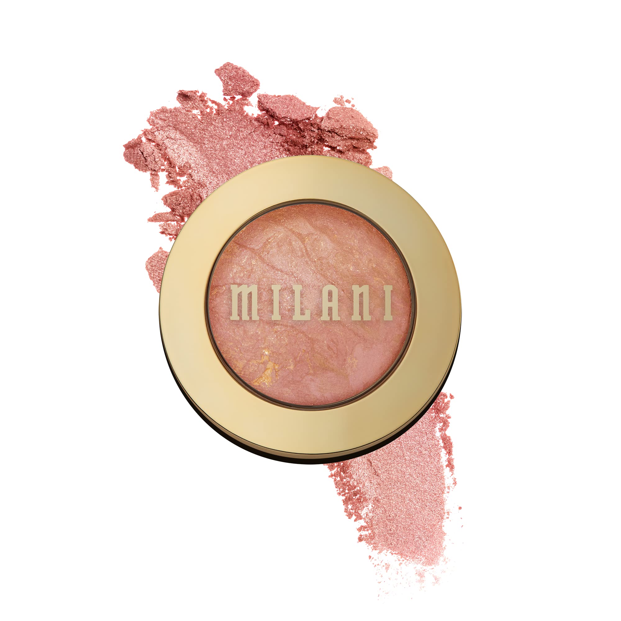 Milani Baked Blush - Berry Amore (0.12 Ounce) Cruelty-Free Powder Blush - Shape, Contour & Highlight Face For A Shimmery Or Matt