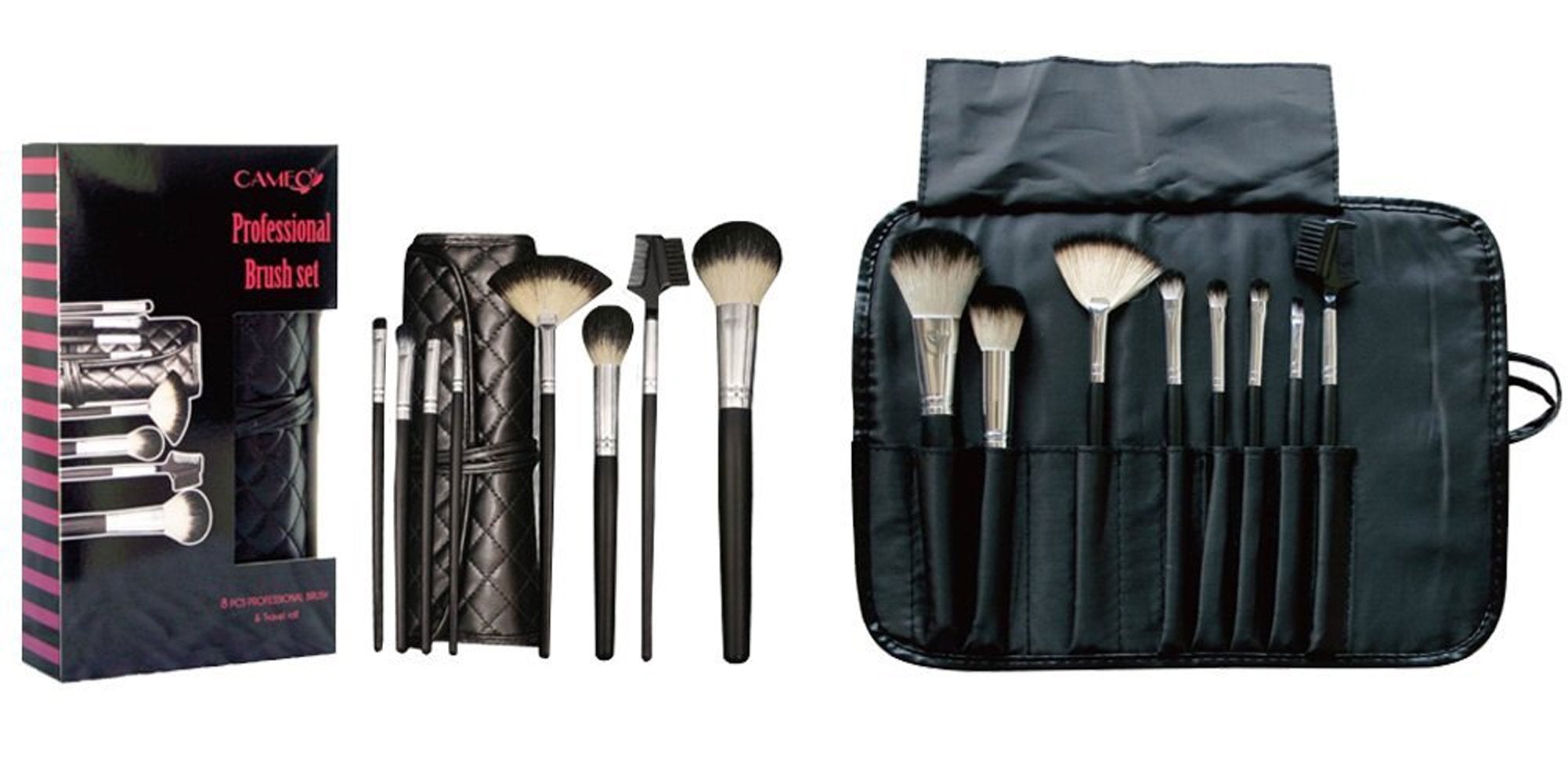 Cameo Professional Brush & Roll Bag, 8 Piece