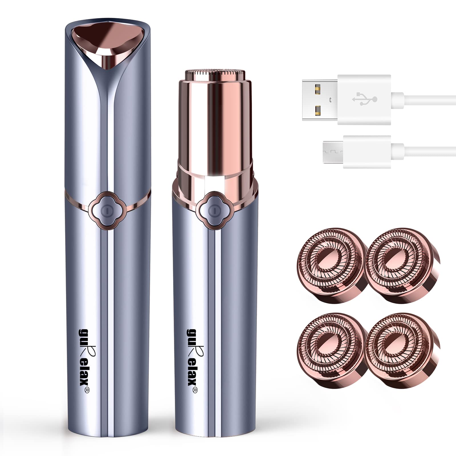 Hair Removal Device(2023)-Facial Hair Removal for Women, GURELAX Womens Hair Remover, Painless Face Shavers/Trimmer for Chin Upp