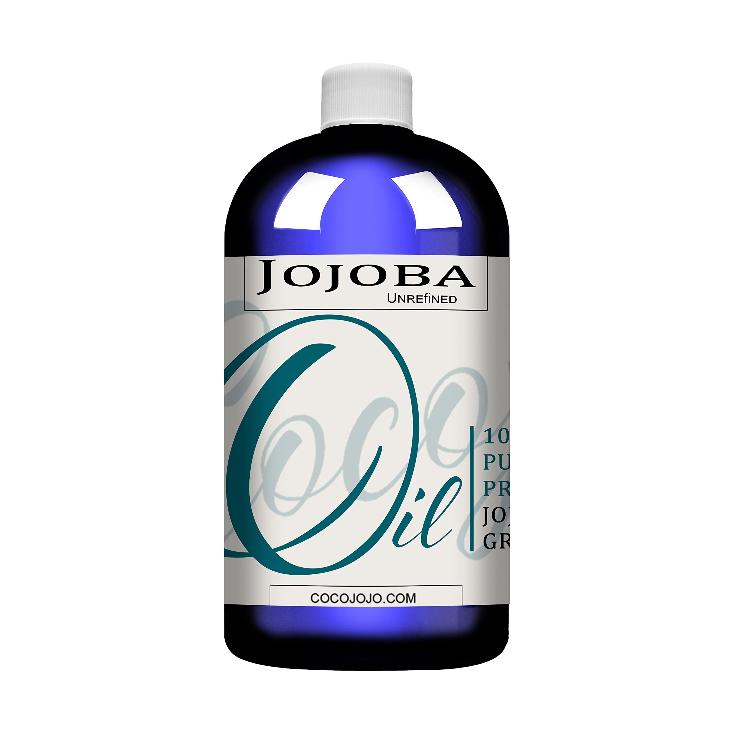 Jojoba Oil 16 Oz Cold Pressed Unrefined 100% Pure Natural Hohoba Carrier Oil For Essential Oil Cleansing Moisturizer For Face Ha