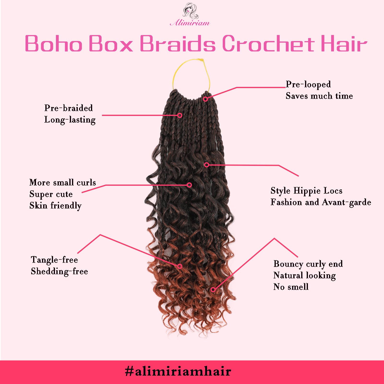 Boho Box Braids Crochet Hair 14 Inch 8 Packs Box Braid Crochet Hair With Curly Ends Goddess Box Braids Crochet Hair Extensions F