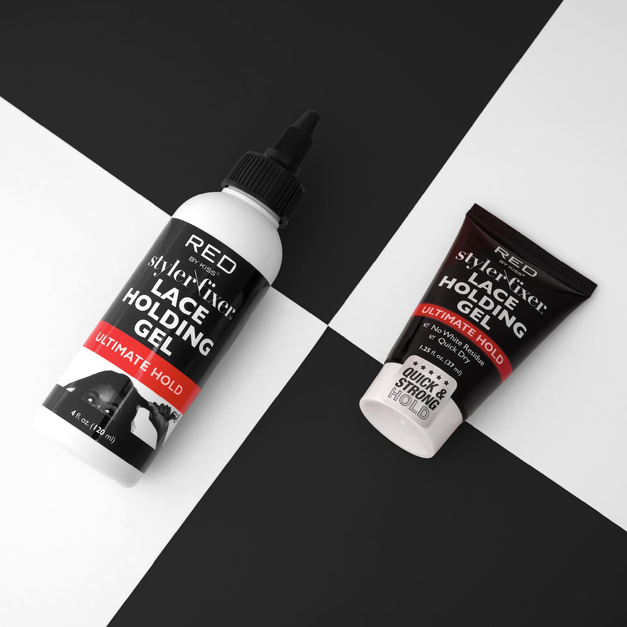 Red By Kiss Styler Fixer Lace Holding Gel, Long Lasting 72-Hr Wear, Quick-Dry Formula For Seamless Lace Application, Scalp Prote