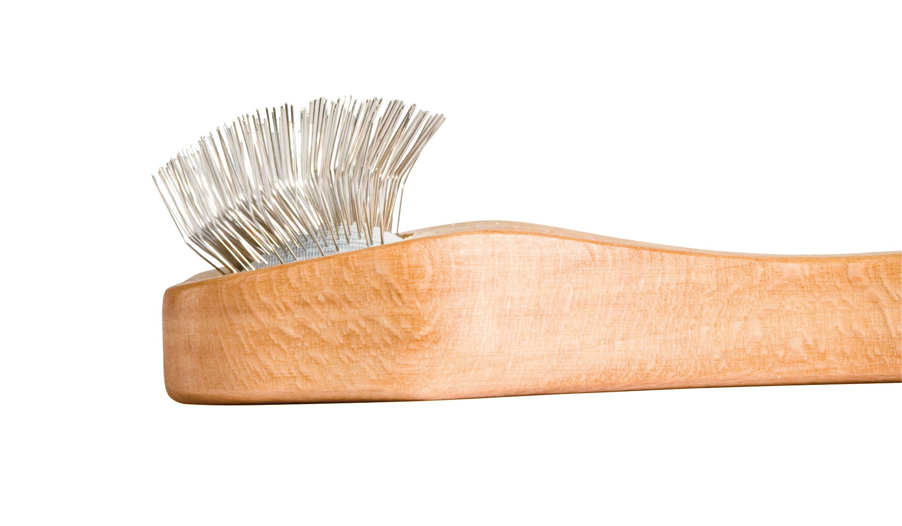 REDECKER Wire hook and loop Brush with Oiled Beechwood Handle, 5-7/8-Inches