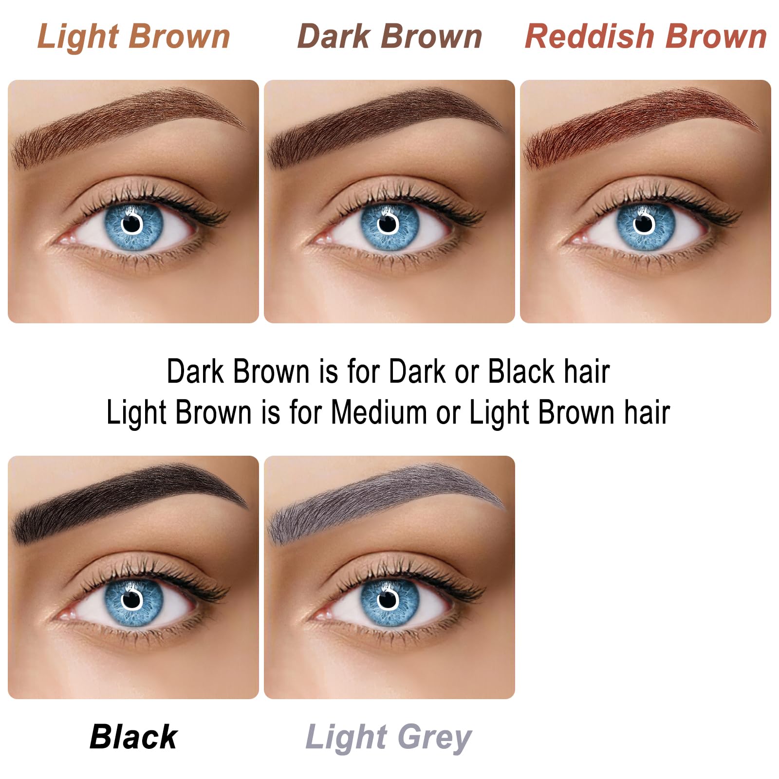 Microblade Eyebrow Pen, Waterproof Eyebrow Pencil Black Brow 4 Fork Tip Pencil, Liquid Thin Eyebrow Pen Long Lasting That Looks