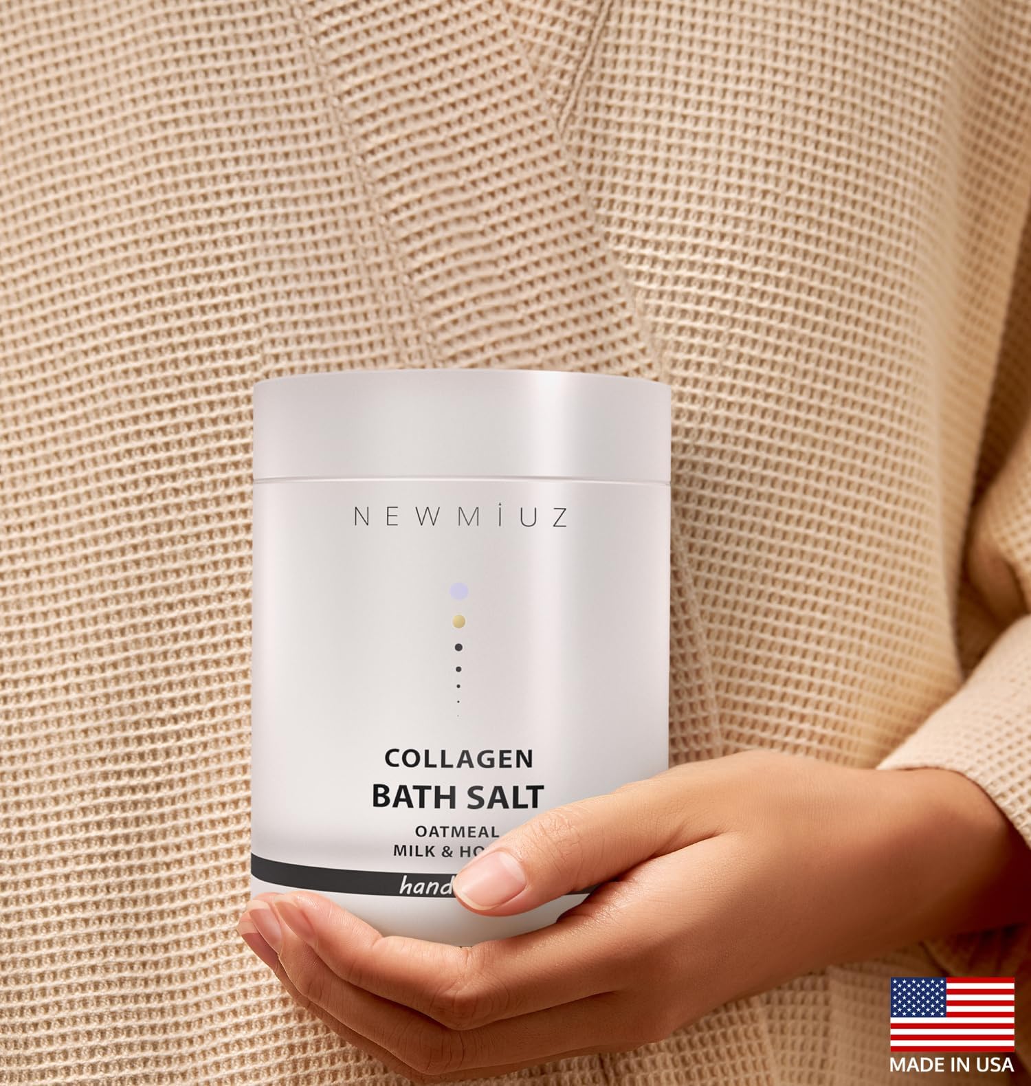 Collagen Bath Salt Soak - Moisturize Soften Skin - Magnesium Epsom Salt - Luxury Spa Bubble Mother'S Birthday Christmas Relaxati