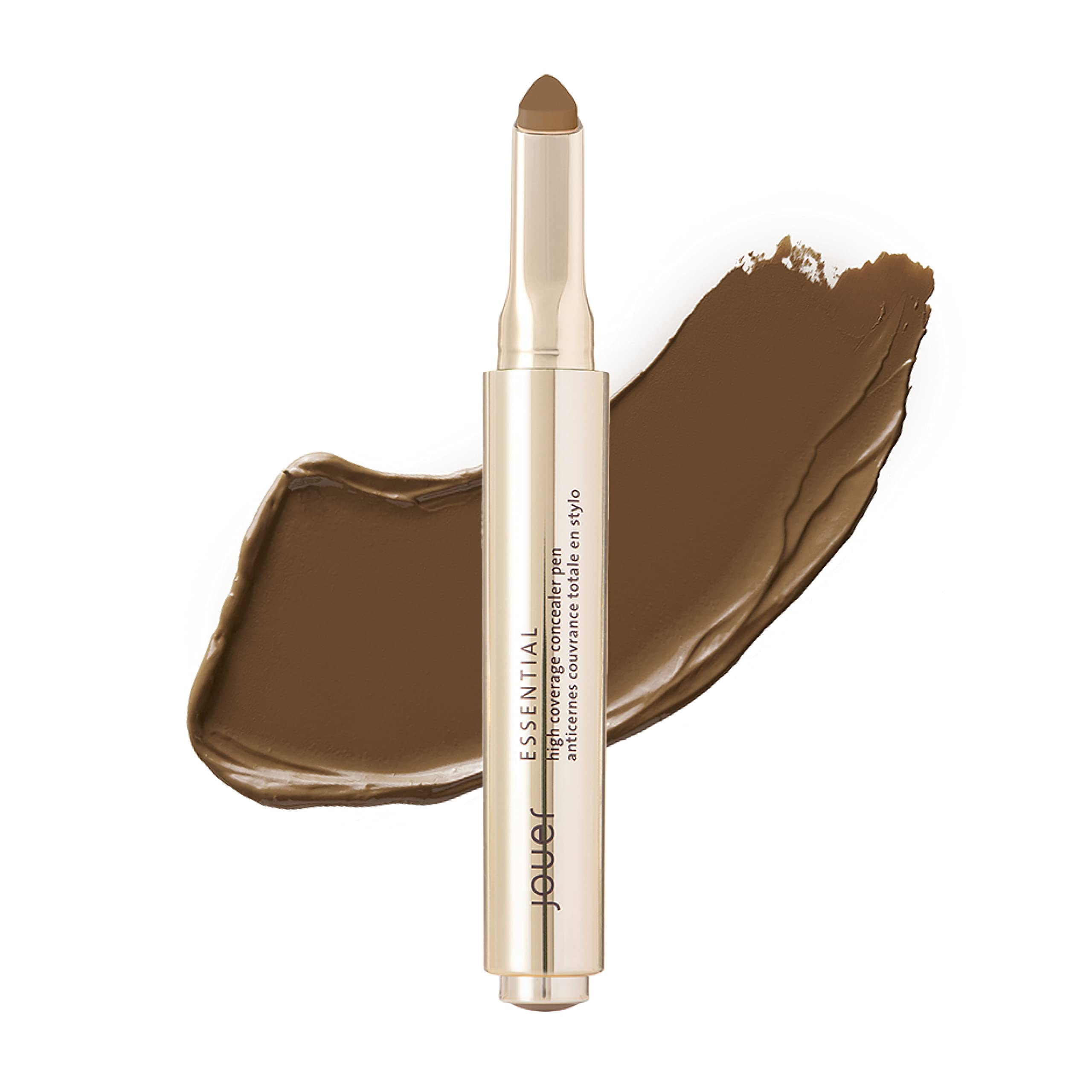 Jouer Essential High Coverage Concealer Pen - Medium To Full Coverage Cream Concealer Makeup - Color Corrector For Spot Coverage