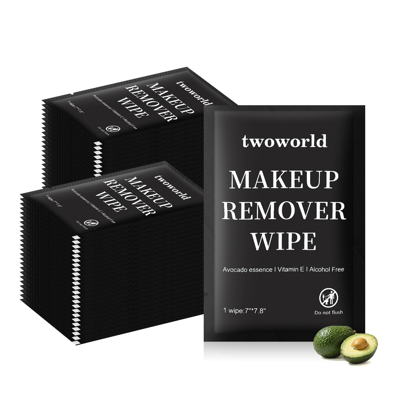 150 Makeup Remover Wipes Bulk Individually Wrapped Travel Makeup Wipes