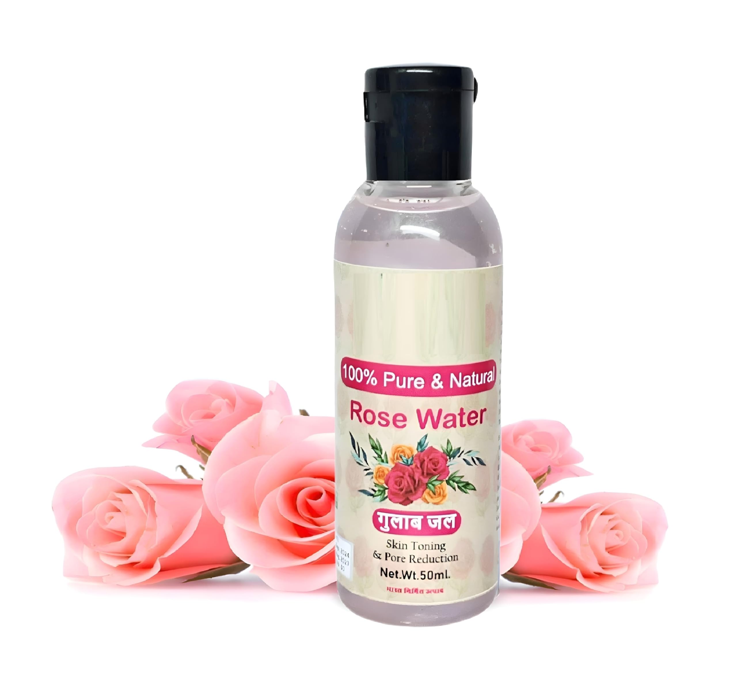 Glamezone Pure Rose Water | Hydrating Daily Alchohol Free Face Wash For Glowing Skin| Hydrates Plumps & Minimises Open Pores For