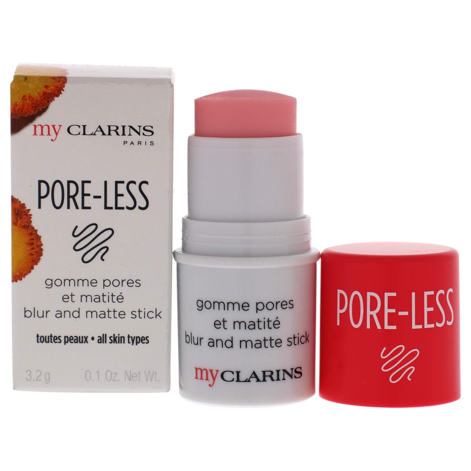 CLARINS My PORELESS Blur and Matte Stick | Blurs The Appearance of Pores and Imperfections | OilAbsorbing | Mattifies and Redu