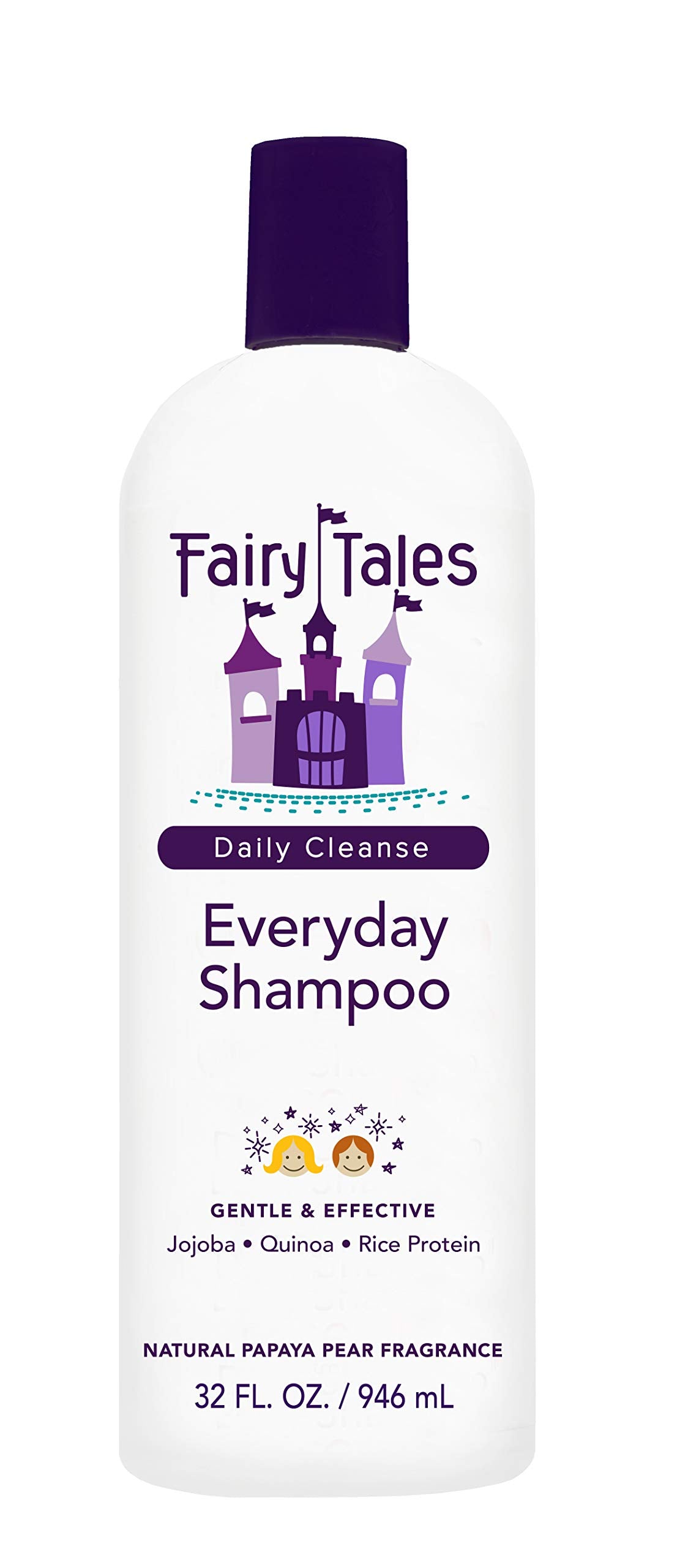 Fairy Tales Daily Cleanse Everyday Kids Shampoo - Gentle Natural Defining Shampoo, Tangle Free, Moisturizing and Hydrating Formu