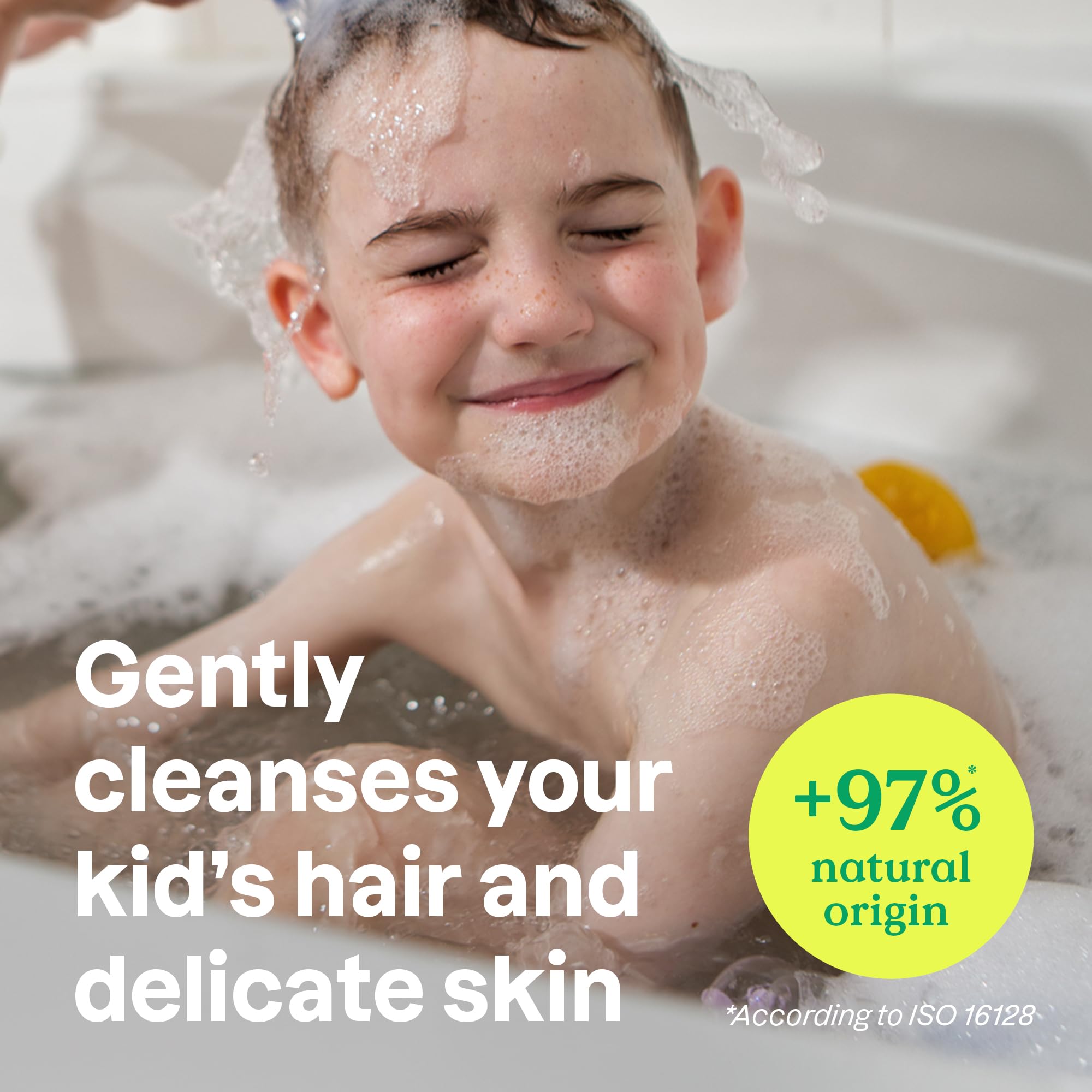 Attitude Kids Shampoo And Body Wash, Ewg Safe Hypoallergenic & Vegan, Perfect For Sensitive Skin, Watermelon & Coco, 16 Fl Oz