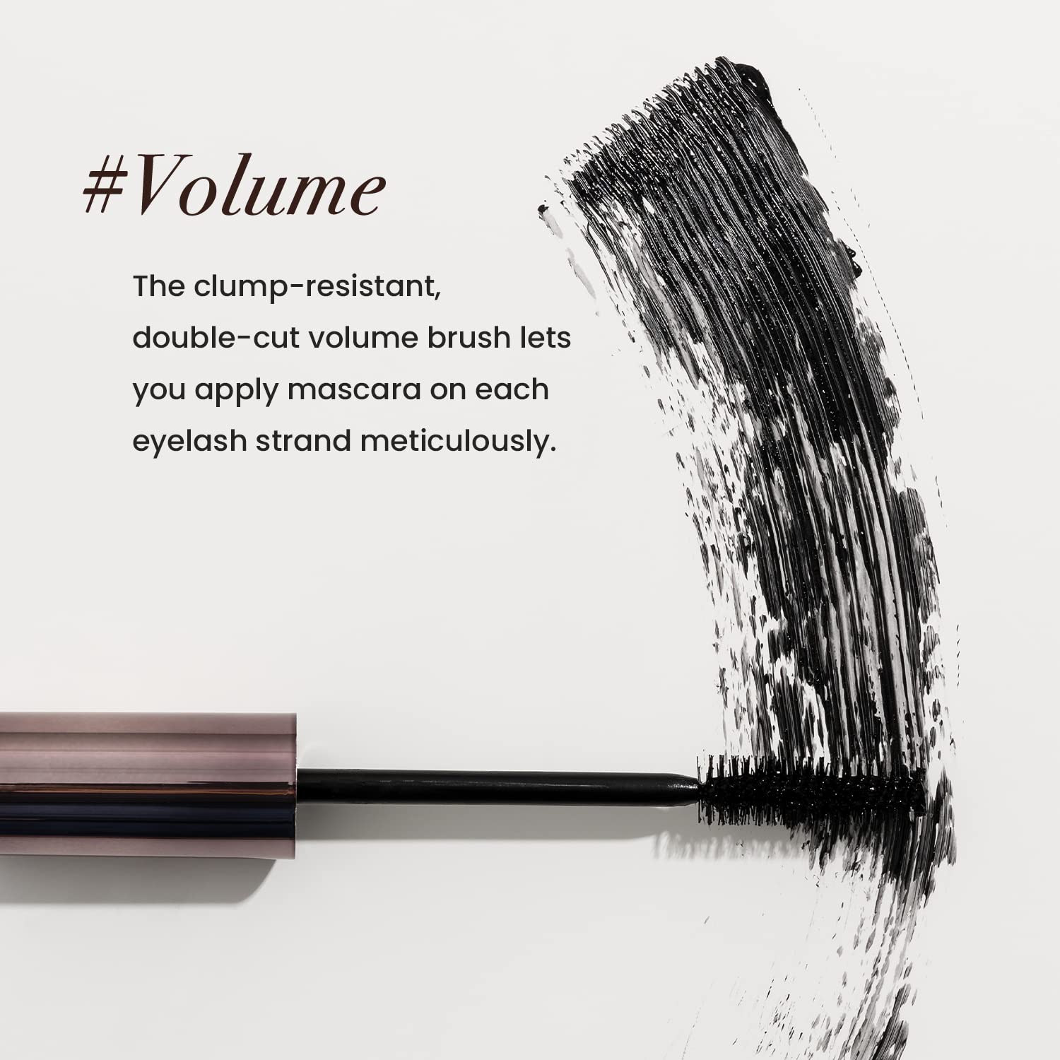 [Heimish] Dailism Smudge Stop Mascara 0.32 Oz / 9 G | Volume Mascara With No Smudging | Washable Mascara, Tubing, Non-Clumping C