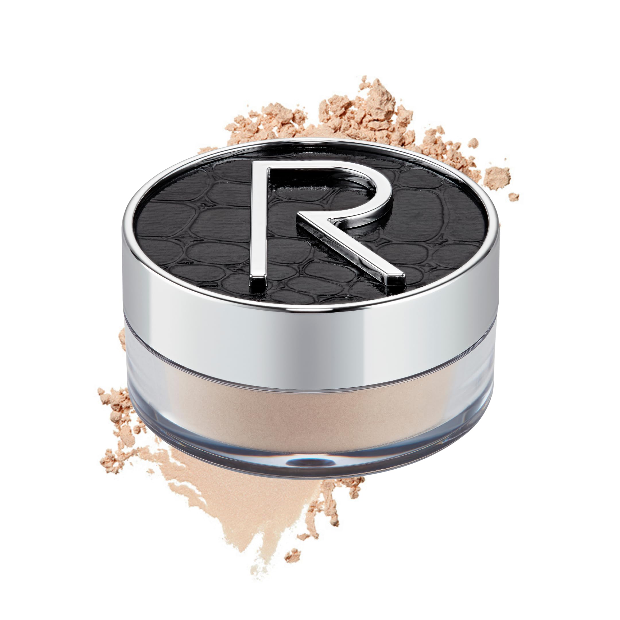 Rodial Glass Powder Mini 0.10oz., Skin Perfecting Loose Face Powder, Creamy Formula for a Natural Luminosity Glow, Finishing Pow