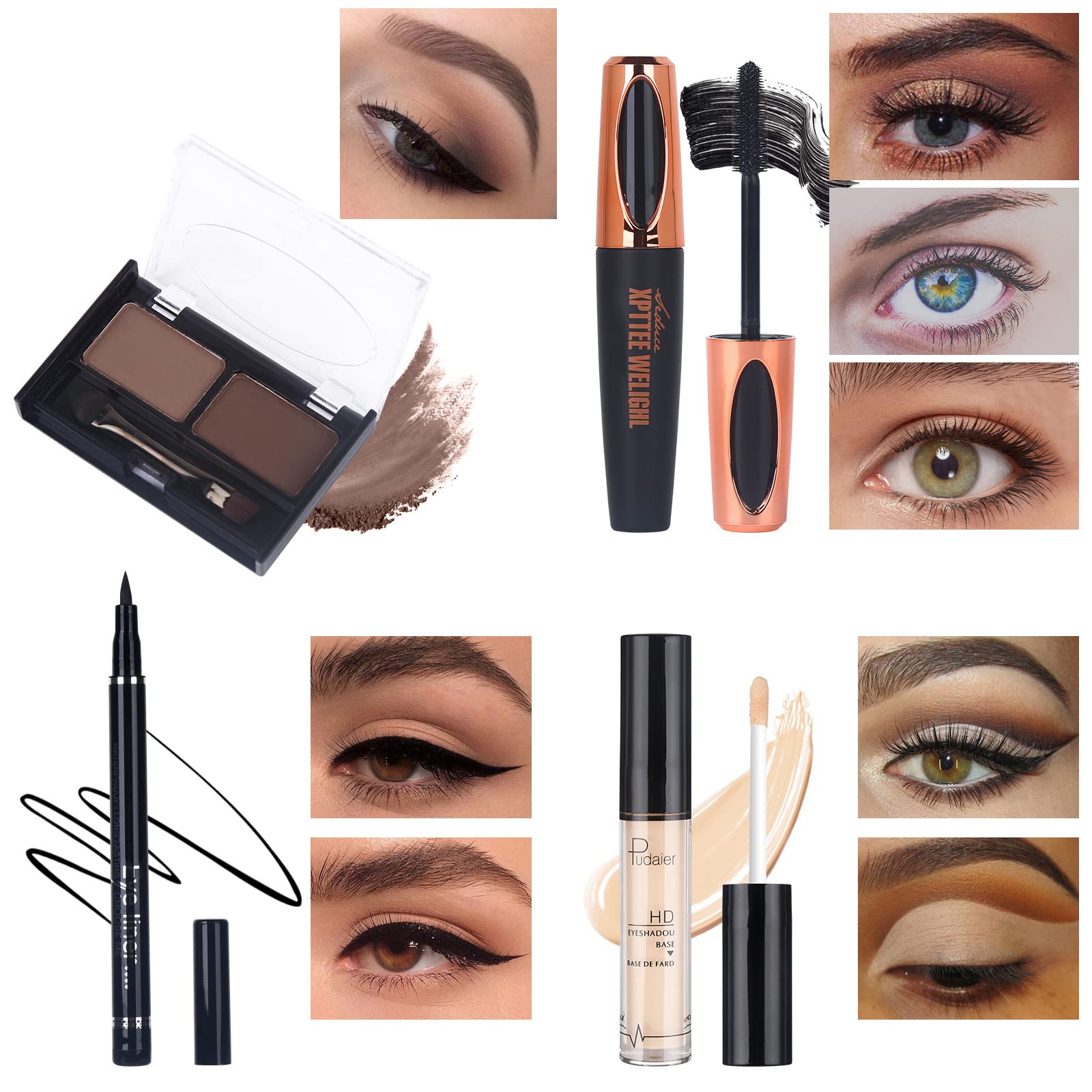Full Makeup Kit With Applicator - 78 Color Cosmetic Gift Set Include Eyeshadow/Lipstick/Blush/Contour/Concealer, Mascara, Lip Li
