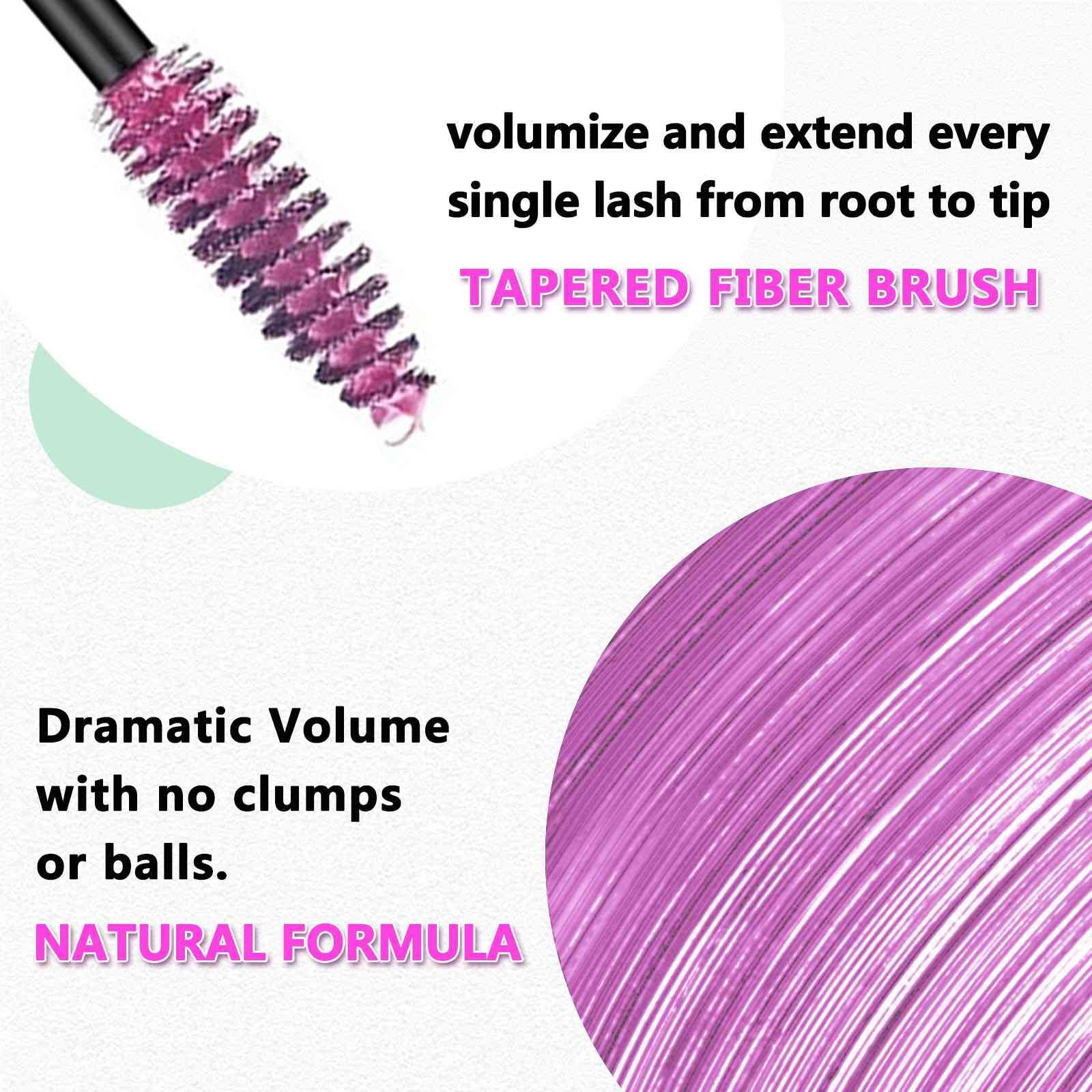 Pink Mascara Colored Eyes Makeup Best Natural Hypoallergenic Primer Benefit Waterproof Fast Dry Eyelashes Red Volumizing Lengthe