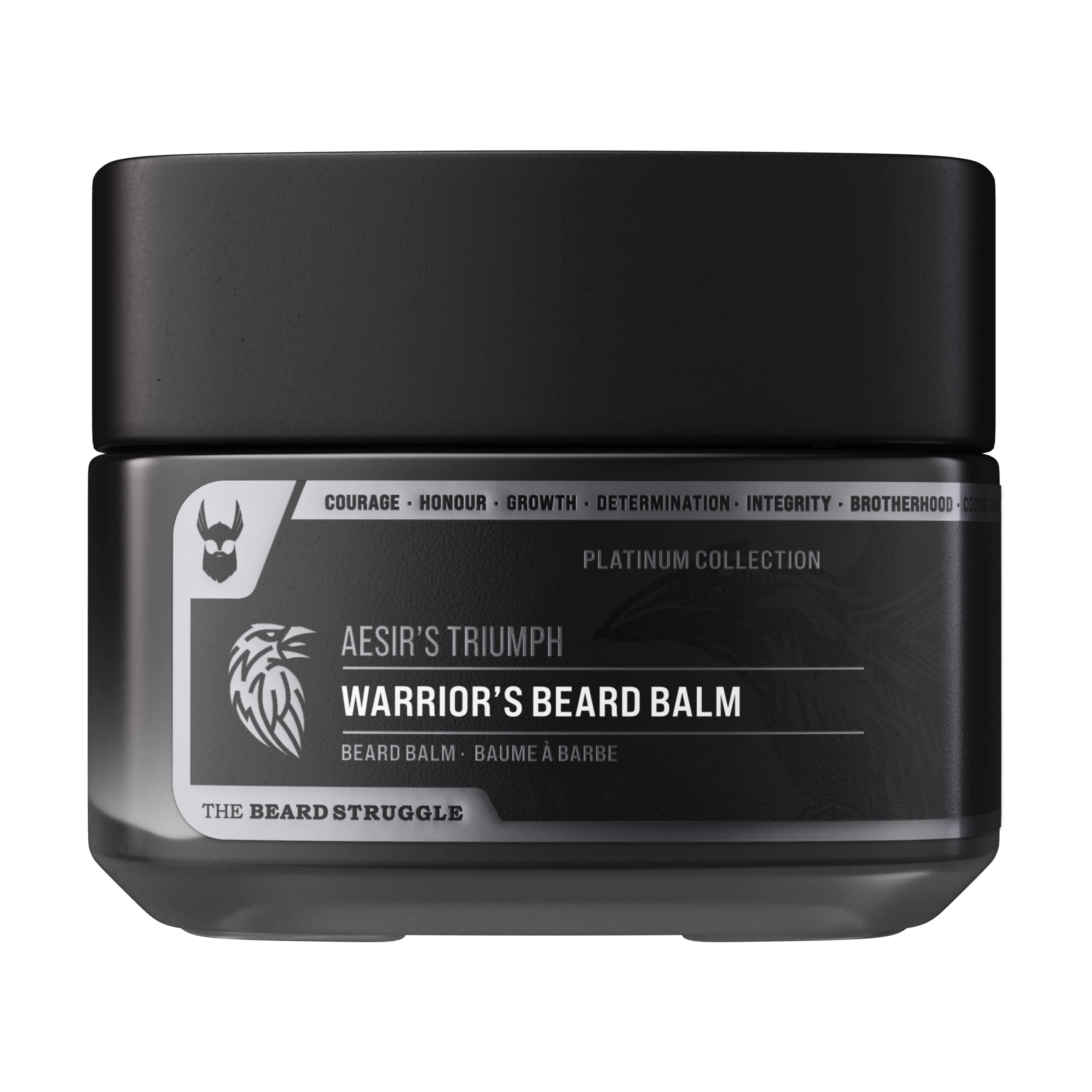 The Beard Struggle Warriors Beard Balm - Platinum Collection, Aesir'S Triumph - Non-Greasy Low-Hold Formula, Luxurious Cologne-G
