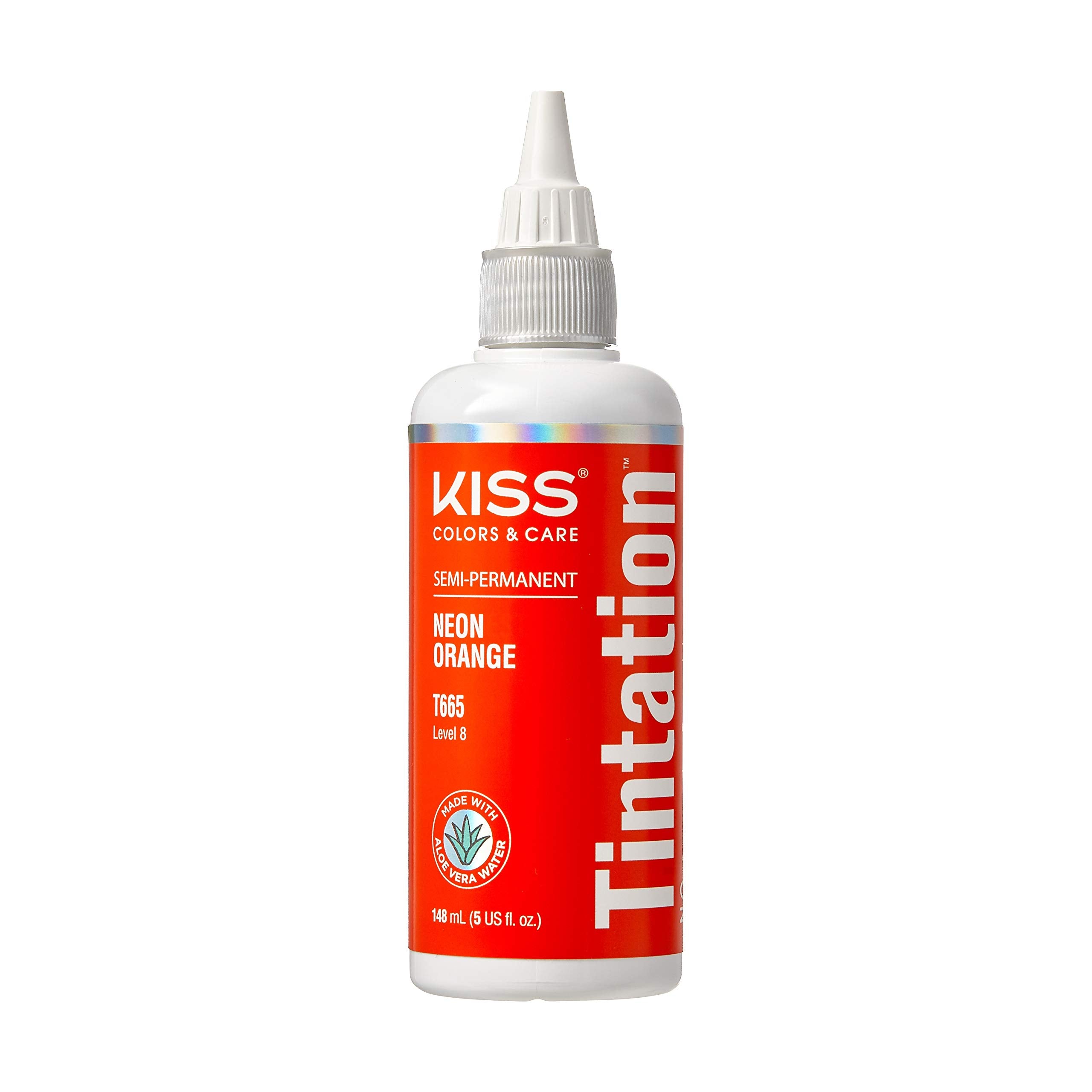 Red by Kiss Tintation Semi-Permanent Hair Color, Aloe Vera Water Based, Argan Oil, Olive Oil, Collagen & Keratin, Long-Lasting C