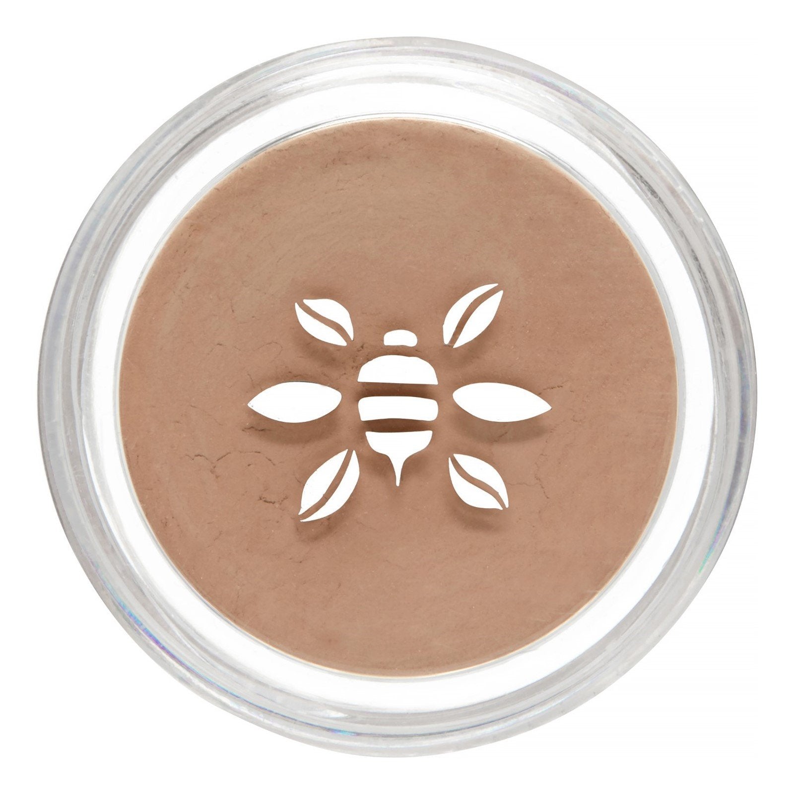 Honeybee Gardens PowderColors, Clean Mineral Eye Shadow in Chai, Matte Pale Creamy Brown, Versatile, Portable, & Skin-Friendly, 