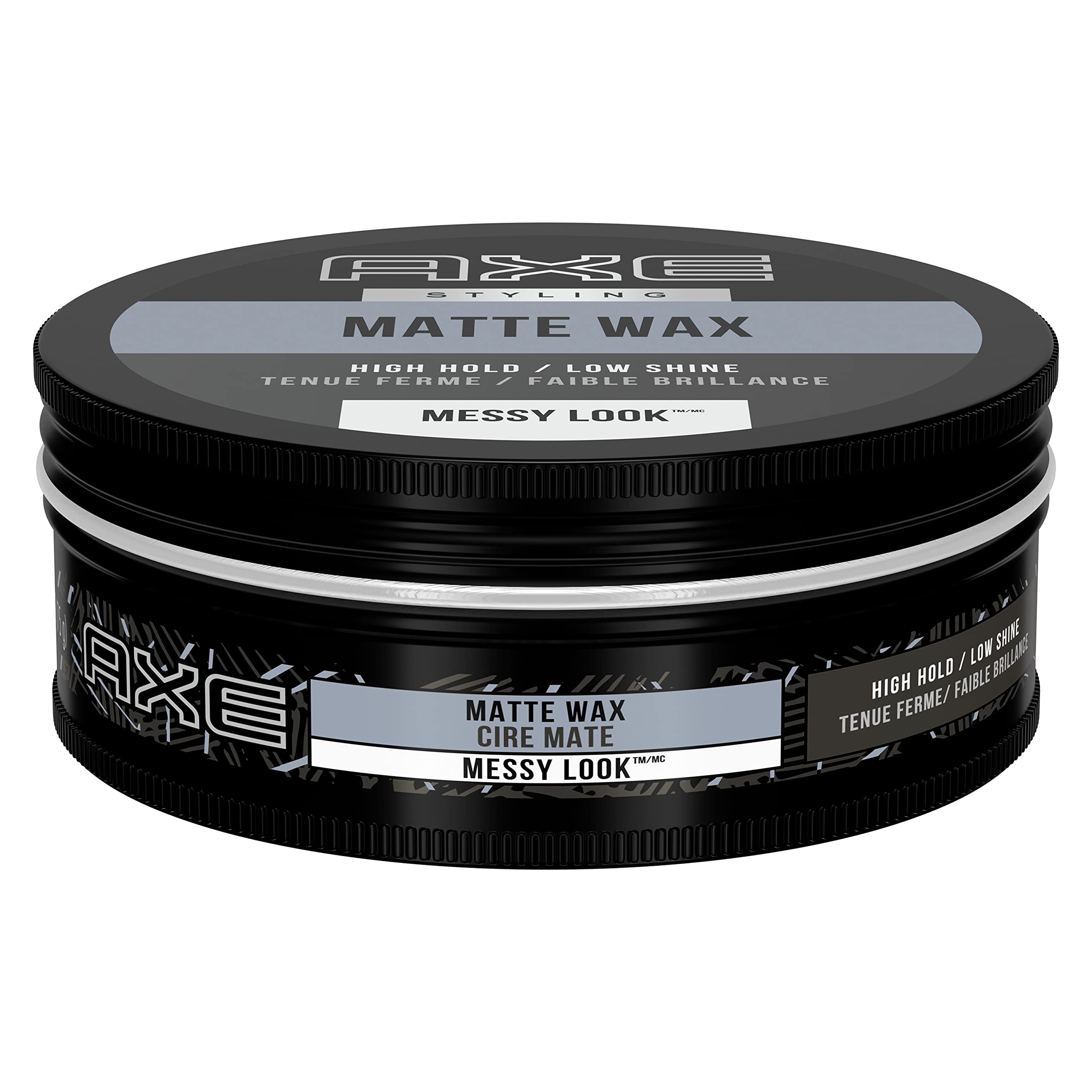 AXE Styling Pomade 2.64 oz - Messy Look Textured Matte Hair Product - White