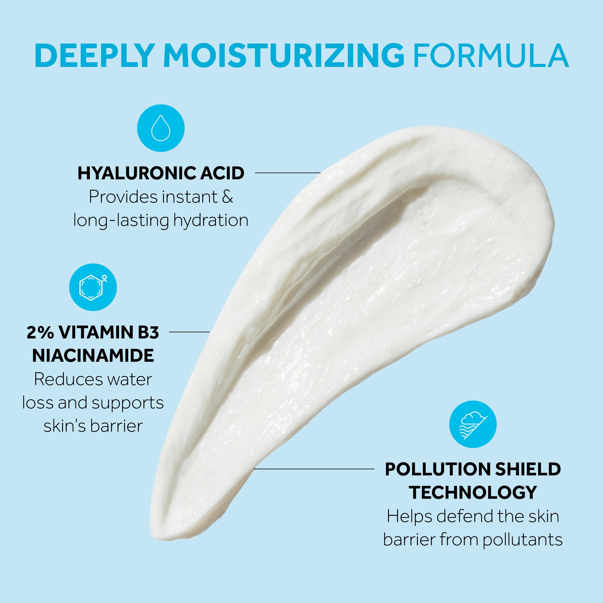 No7 Hydraluminous+ Hydrating Whipped Day Cream - Hyaluronic Acid Facial Moisturizer With 2% Vitamin B3 Niacinamide For Skin Barr