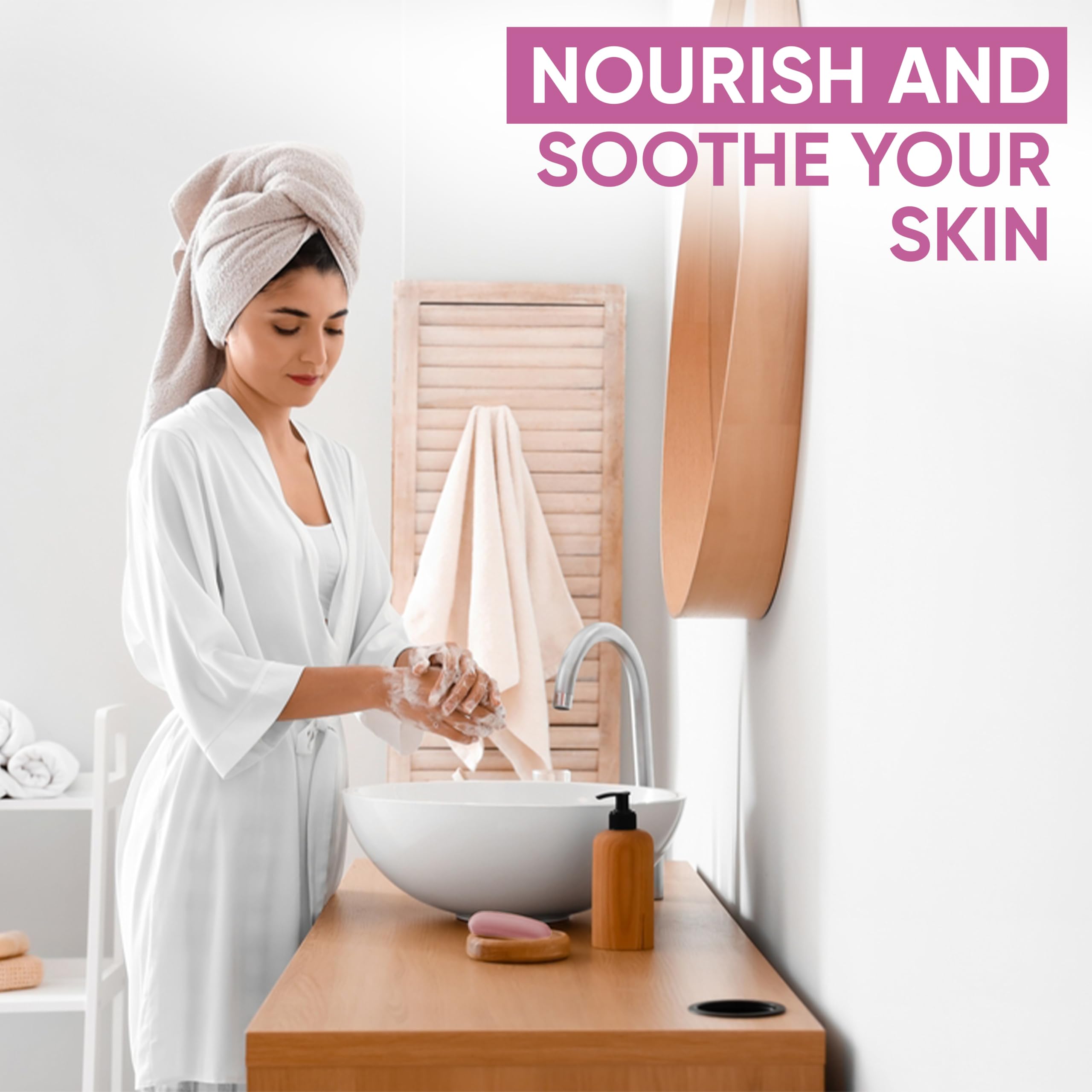 HERBOGANIC Ginger Extract, Cornstarch and Rose Water Herbal Soap | Pack of 3 of 5oz soap Bar | Natural Bar Soap for Face and Bod