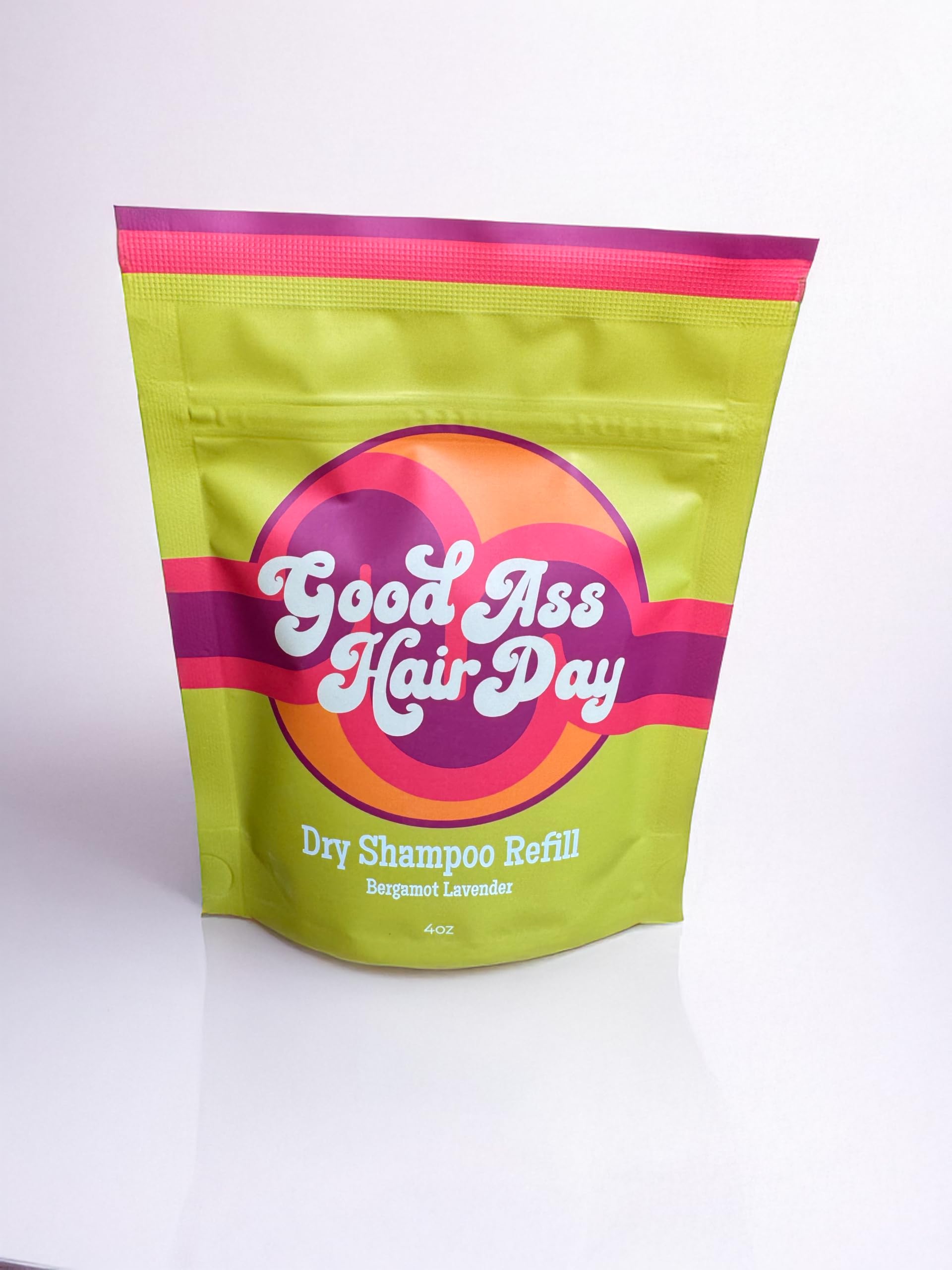 Good A- Hair Day Powder Dry Shampoo Refill, All Natural, 4oz, Eco-Friendly, Handmade (Bergamot Lavender)
