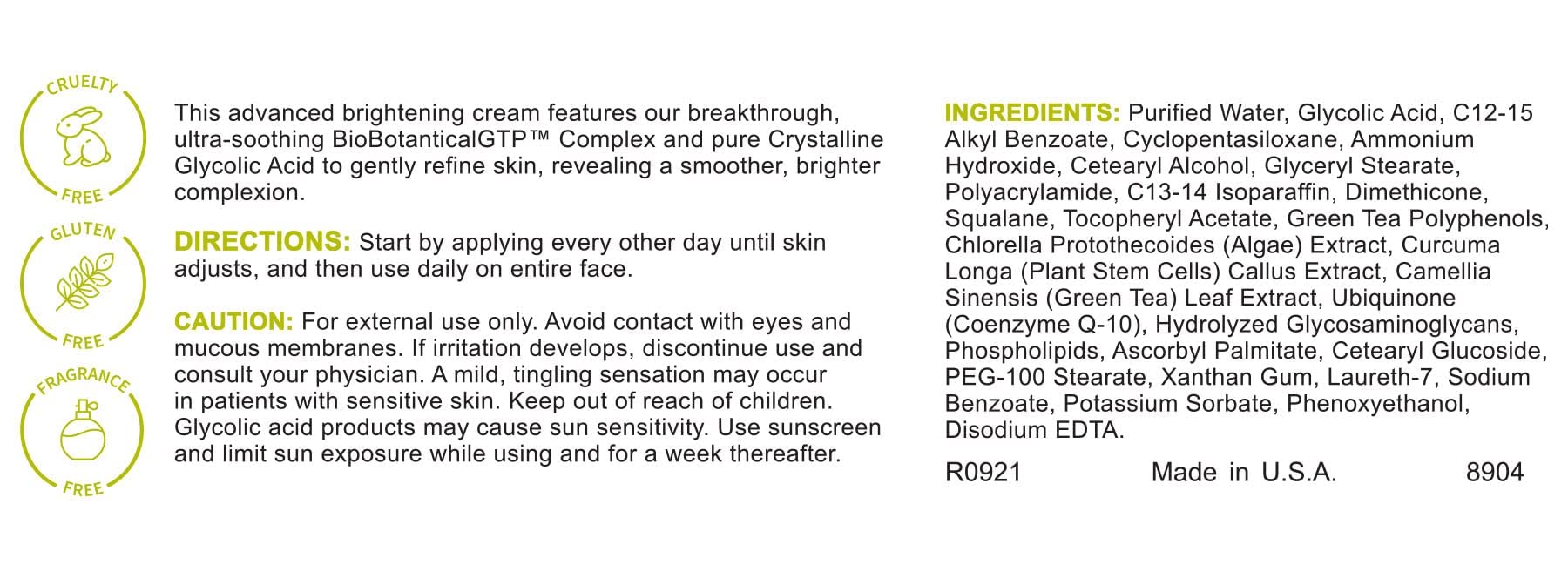 Replenix Glycolic Acid 10% Resurfacing Cream, Hydrating & Lightweight Medical-Grade Exfoliating Face Moisturizer For Skin Discol