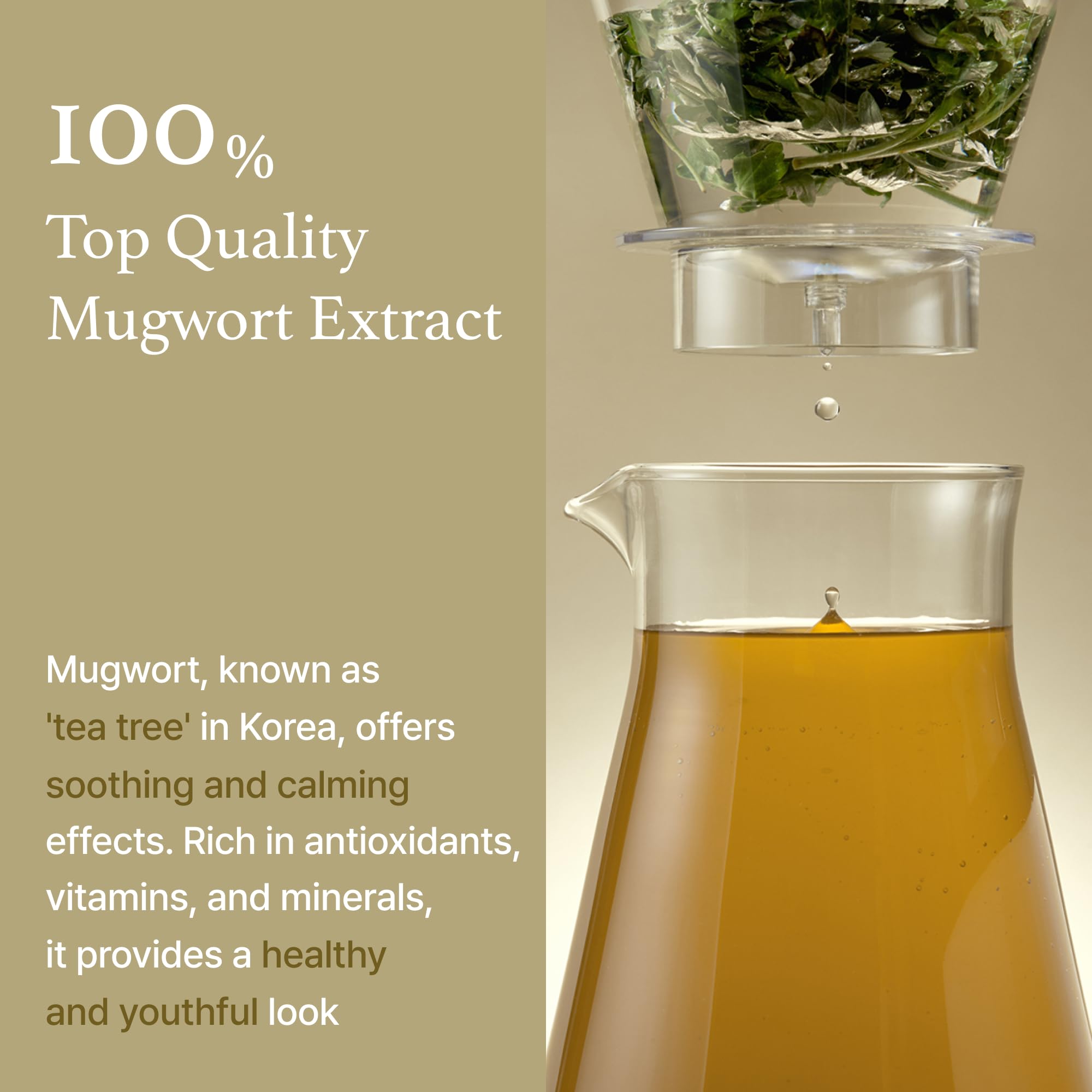 [I'M From] Mugwort Essence 5.4 Fl Oz | 100% Vegan Mugwort Extract - Soothe Sensitive And Irritated Skin, Redness Relief, Refresh