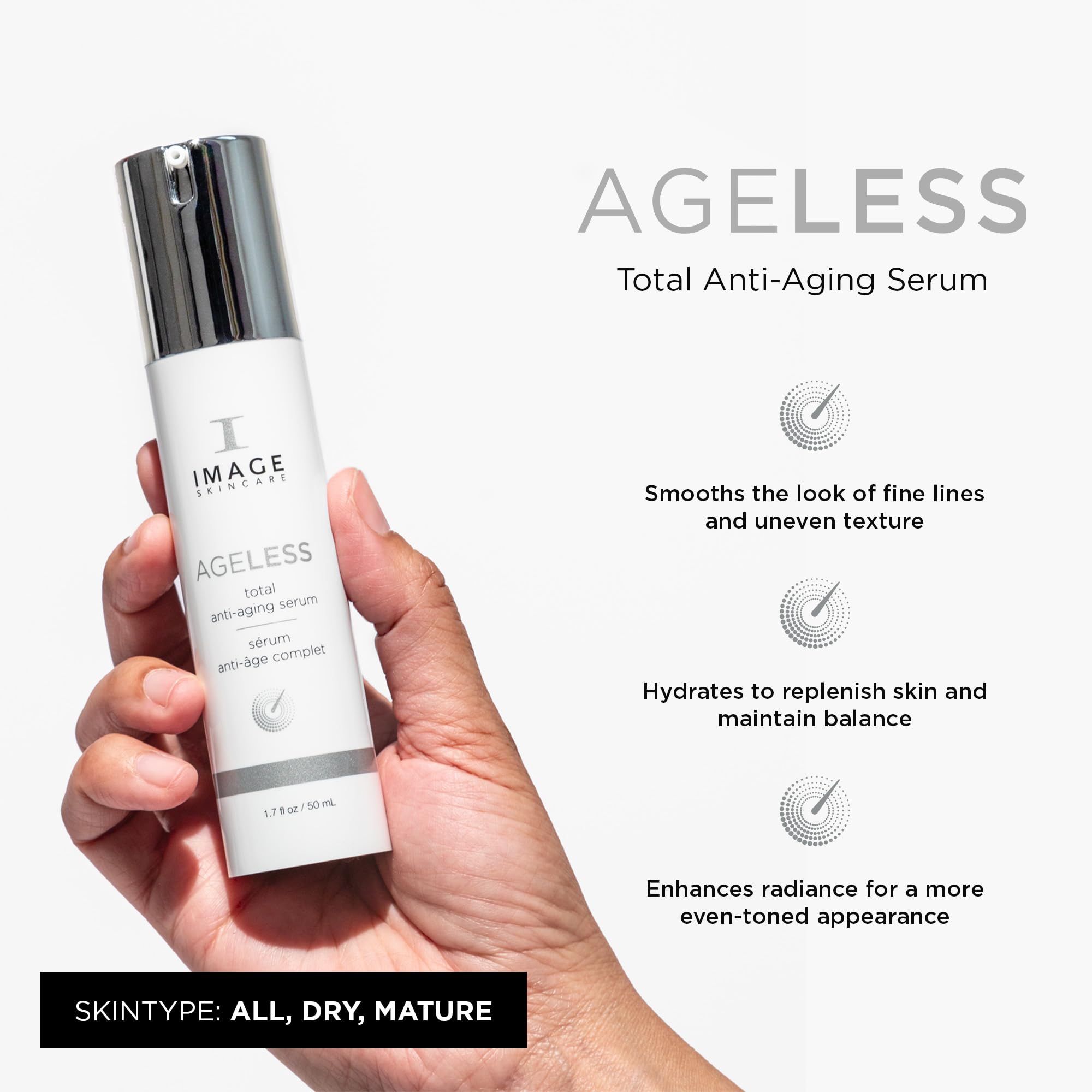Image Skincare Ageless Total Antiaging Serum, 1.7 Fl Oz