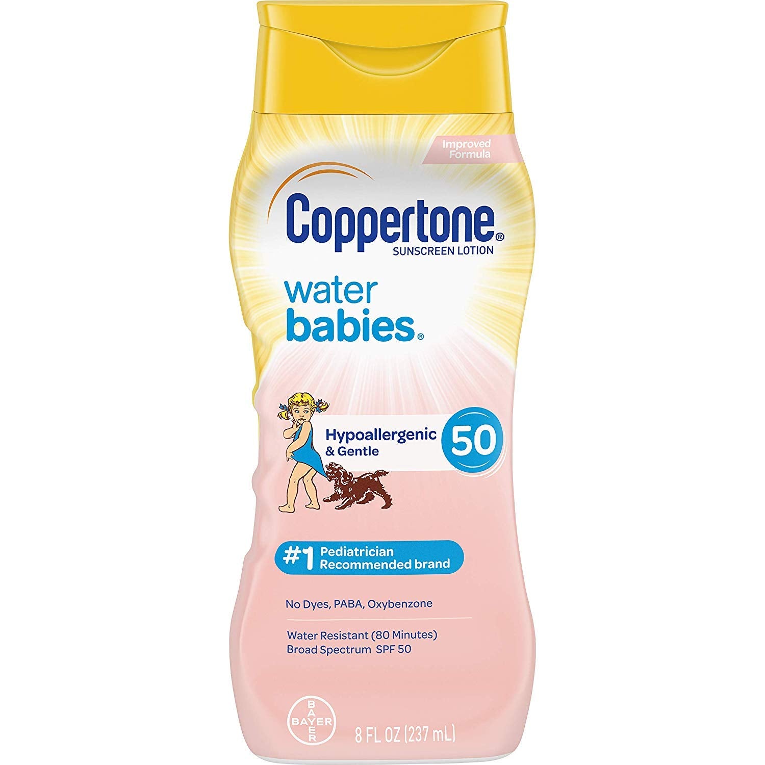Coppertone Spf#50 Waterbabies Lotion 8 Ounce (237Ml) (3 Pack)