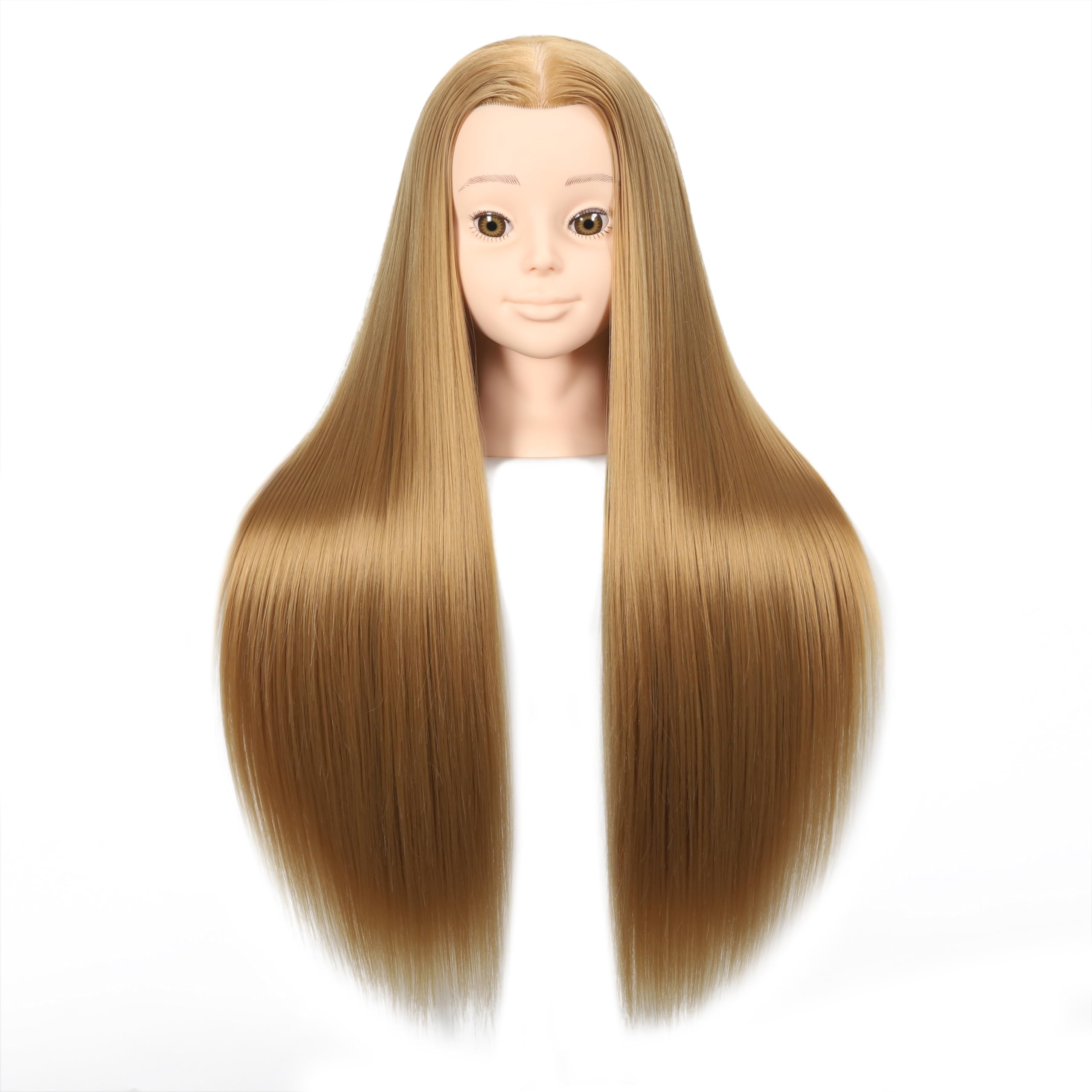 Headdoll 26''-28'' Mannequin Head Hair Styling Mannequin Head For Hair Styling And Free Table Stand Training Head Manikin Cosmet