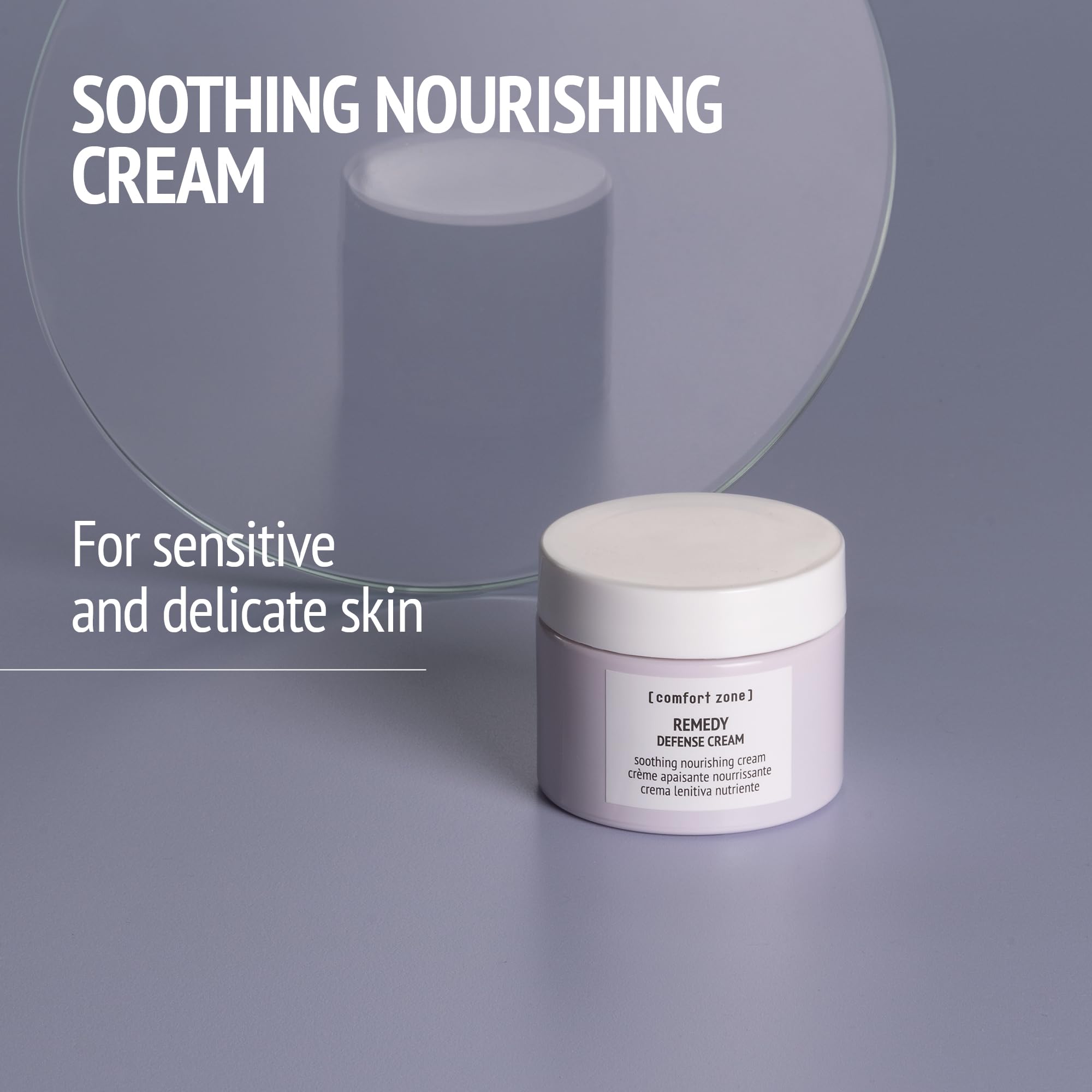 [ comfort zone ] Remedy Defense Cream | Soothing Nourishing Cream To Protect The Skin Barrier, Great For Sensitive Skin, 2.11 oz
