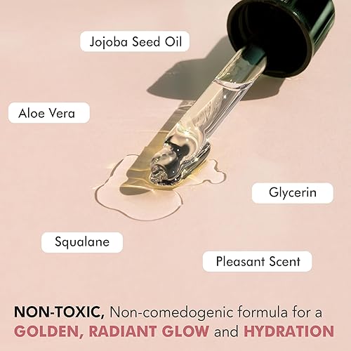 Self Tanning Drops - Face Self Tanner Drops Medium Color - Bronzer Drops - Self Tanner For Face - Self Tanner Face Tanner - Face