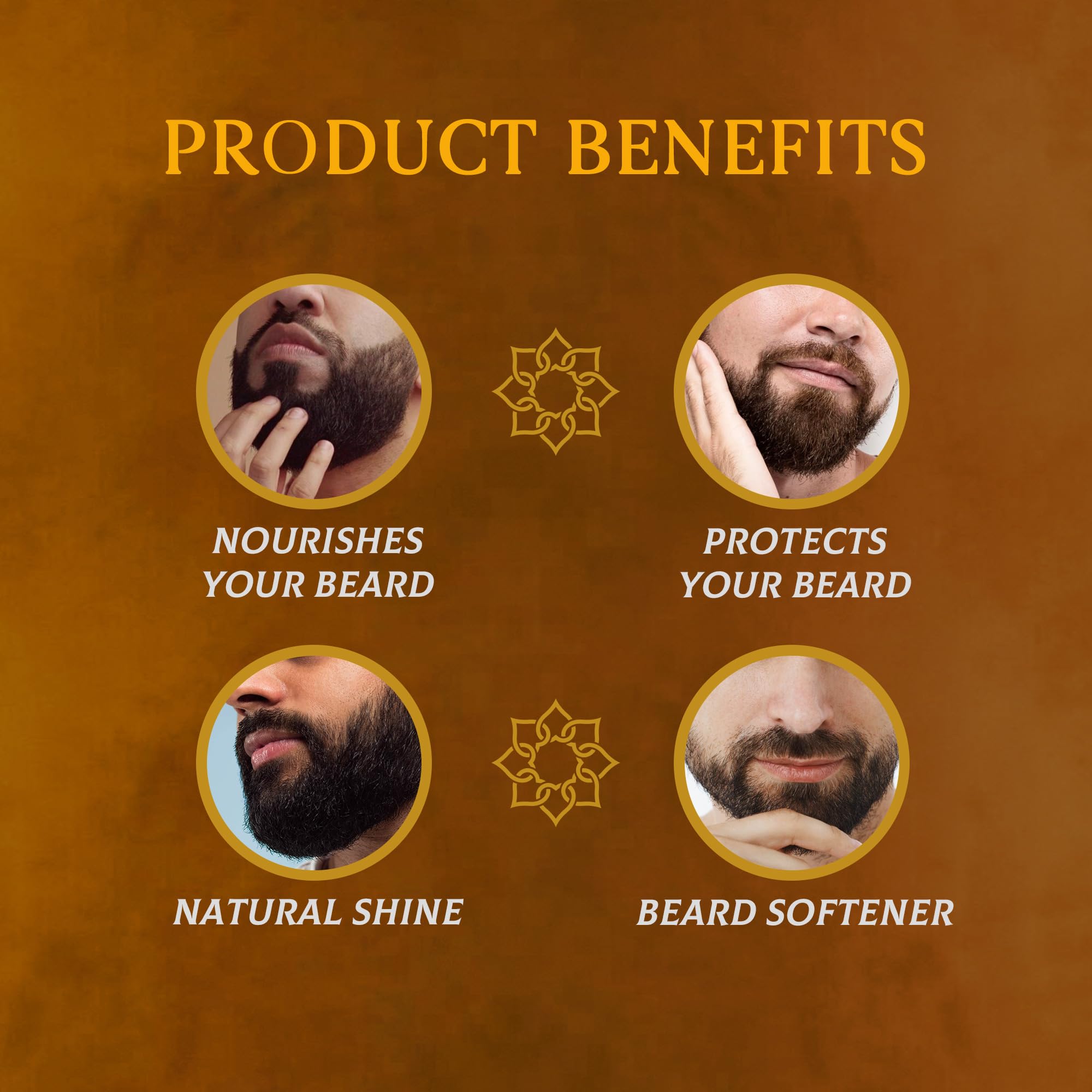 Habibi Desert Oud Beard Oil 2.0 Fl. Oz - Naturally Derived, Scented Beard Oil For Men, Beard Essentials For Men Made In Usa