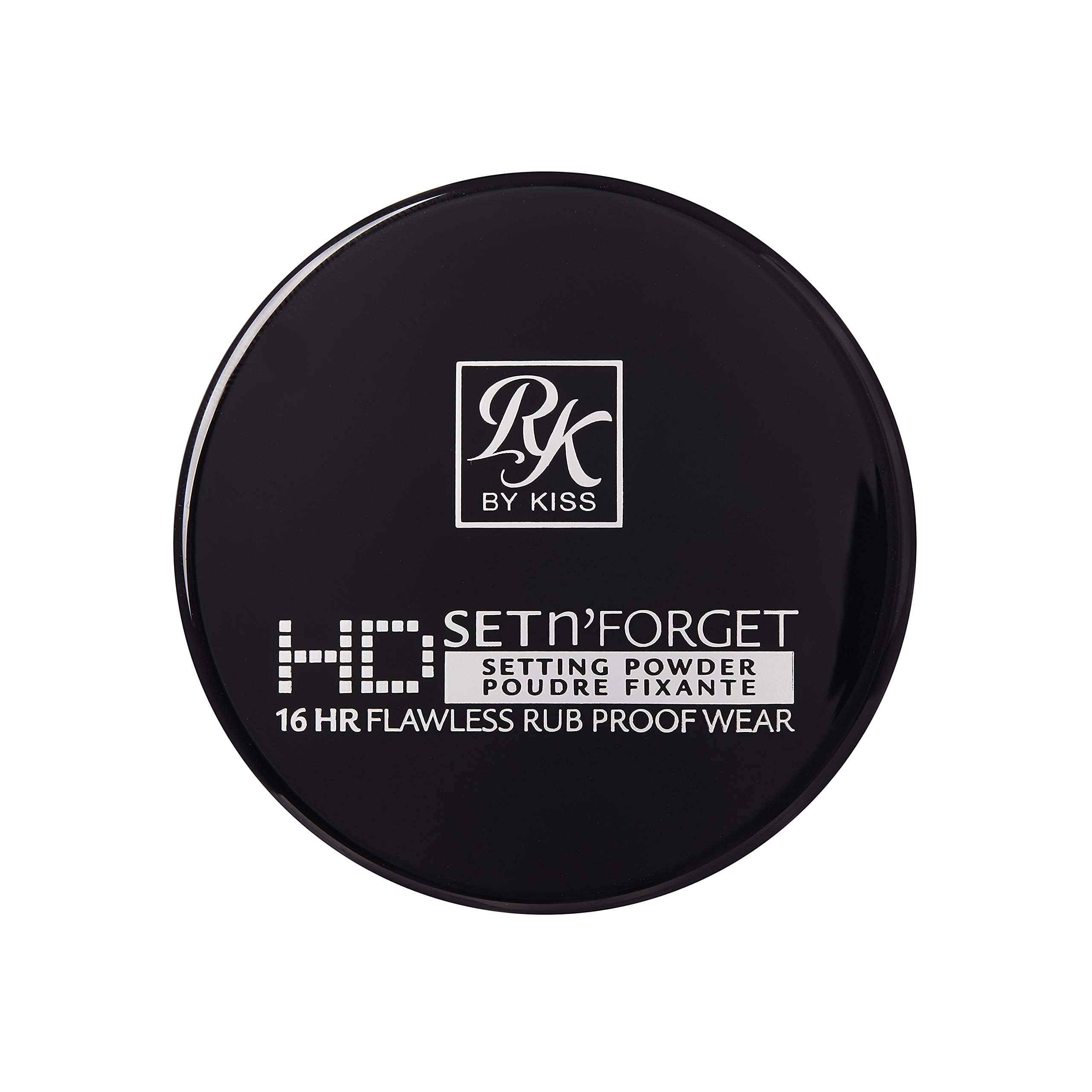 Ruby Kisses Loose Setting Powder 0.4oz, Weightless, Smooths, Mattifying Finish and Shine Control, Pure Silica Mineral Powder (Tr