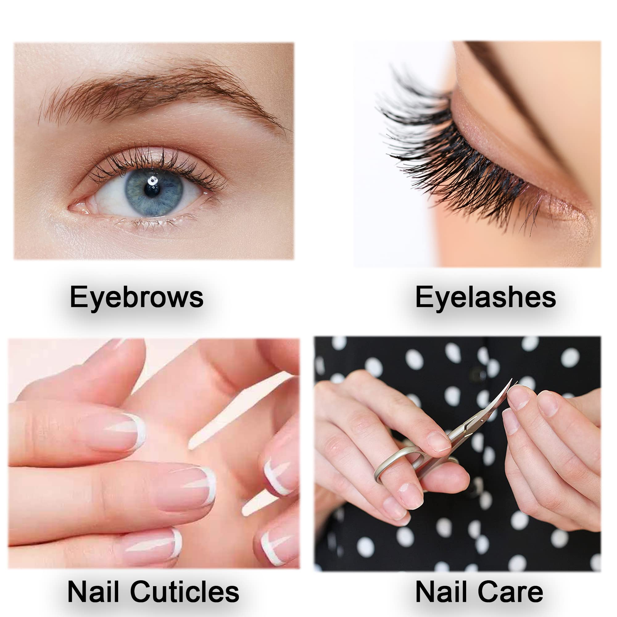 Zizzlon Eyebrow Scissors For Women - Facial Hair Small Grooming Scissors For Men And Women - Professional Stainless Steel Scisso