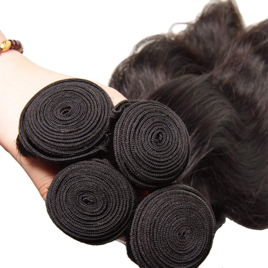 Unice Hair Icenu Series Hair 3 Bundles 100% Real Unprocessed Brazilian Virgin Human Hair Body Wave Hair Extensions Natural Color