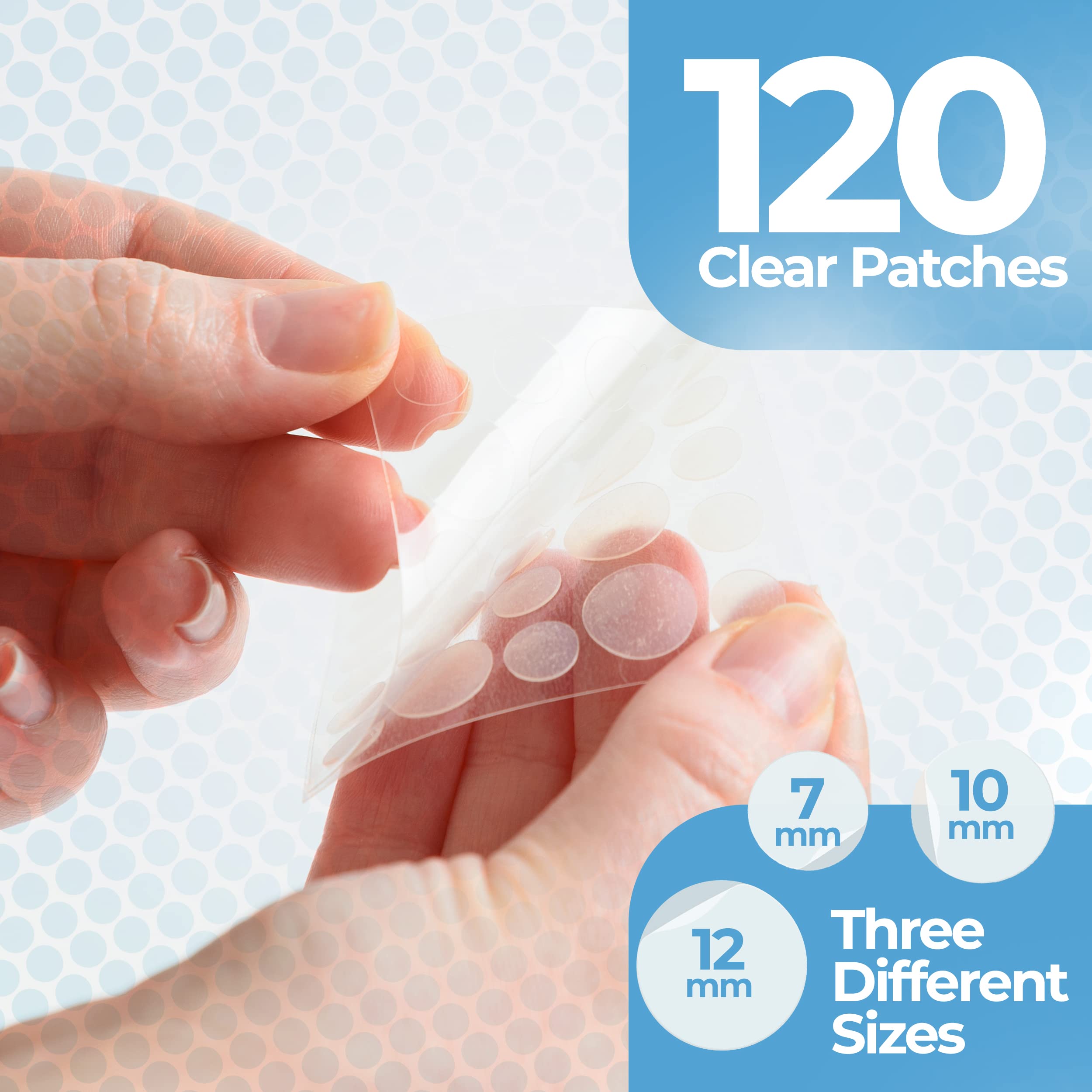 Basic Concepts Acne Patches (120 Pack), Salicylic Acid, Tea Tree Oil And Hydrocolloid Pimple Patches For Face, Zit Patch (3 Size