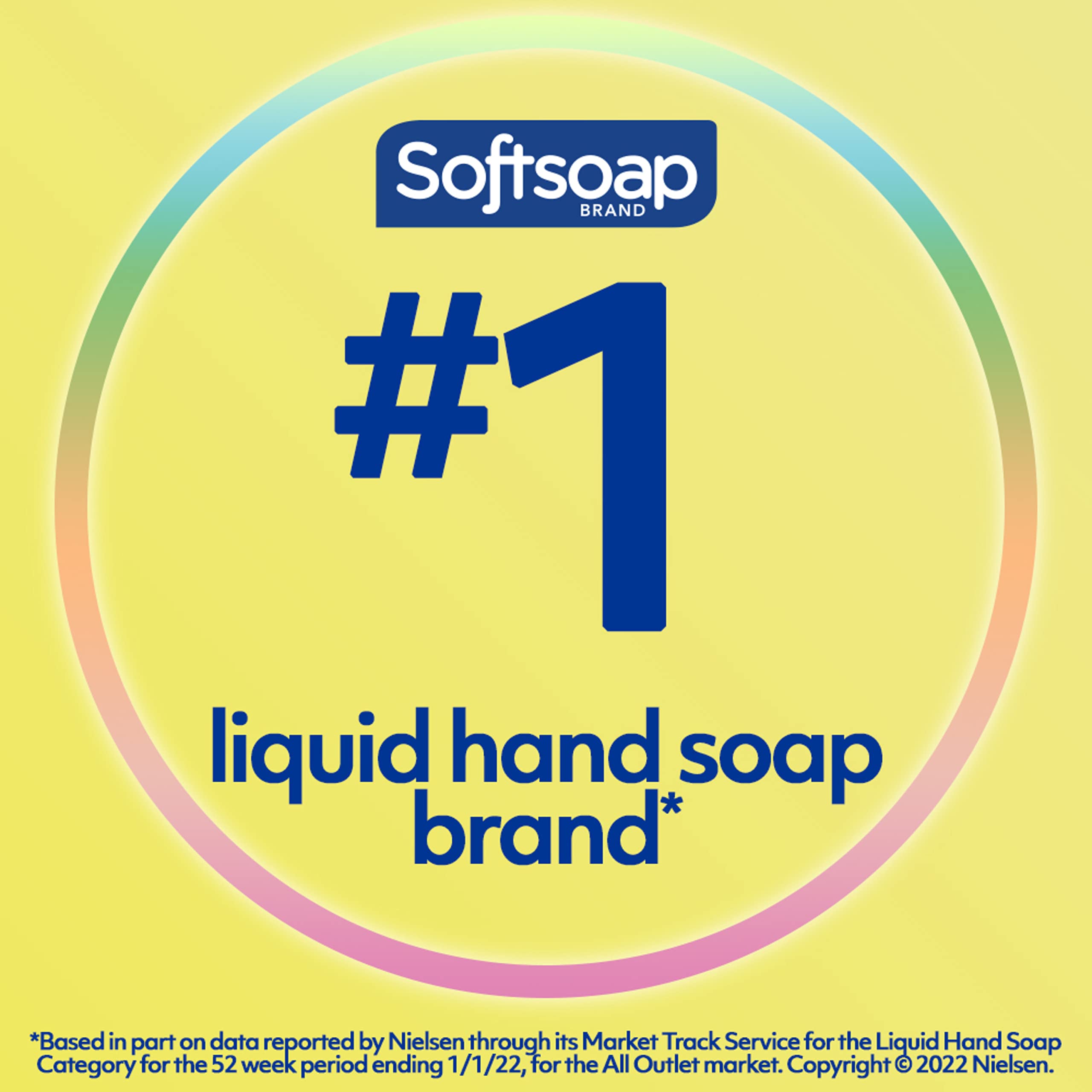Softsoap Antibacterial Liquid Hand Soap, Fresh Citrus, 11.25 Fl Oz, 6 Pack, Blue